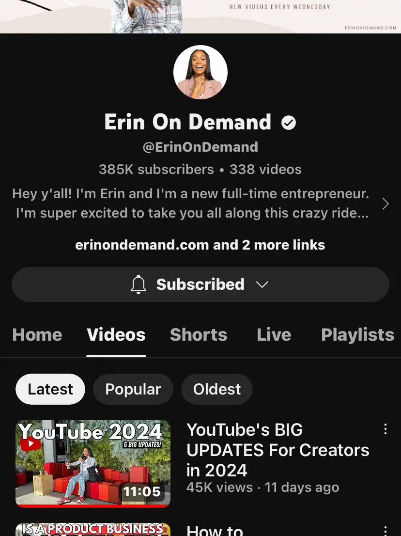 About - Erin On Demand