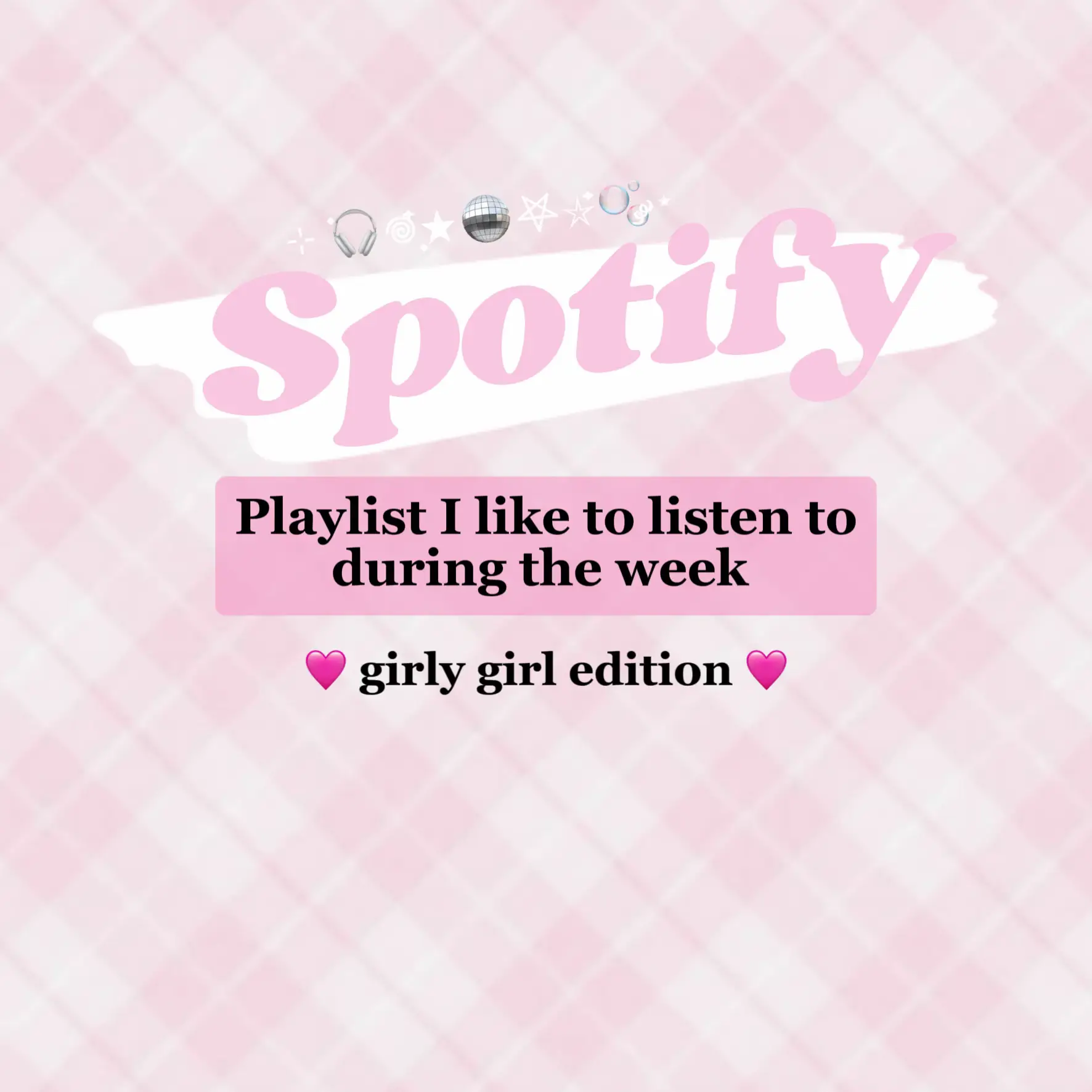 girly girl spotify playlists 🎀's images