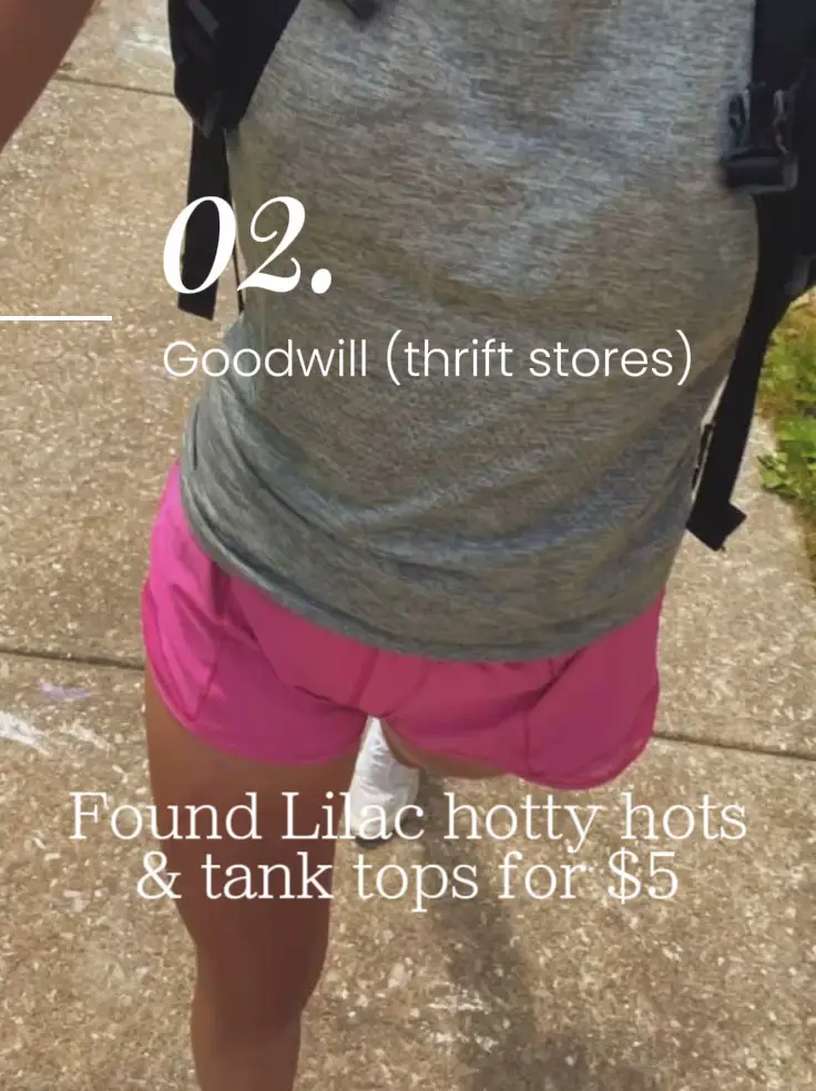 Found a dupe for the Lululemon Hotty Hot shorts for less on