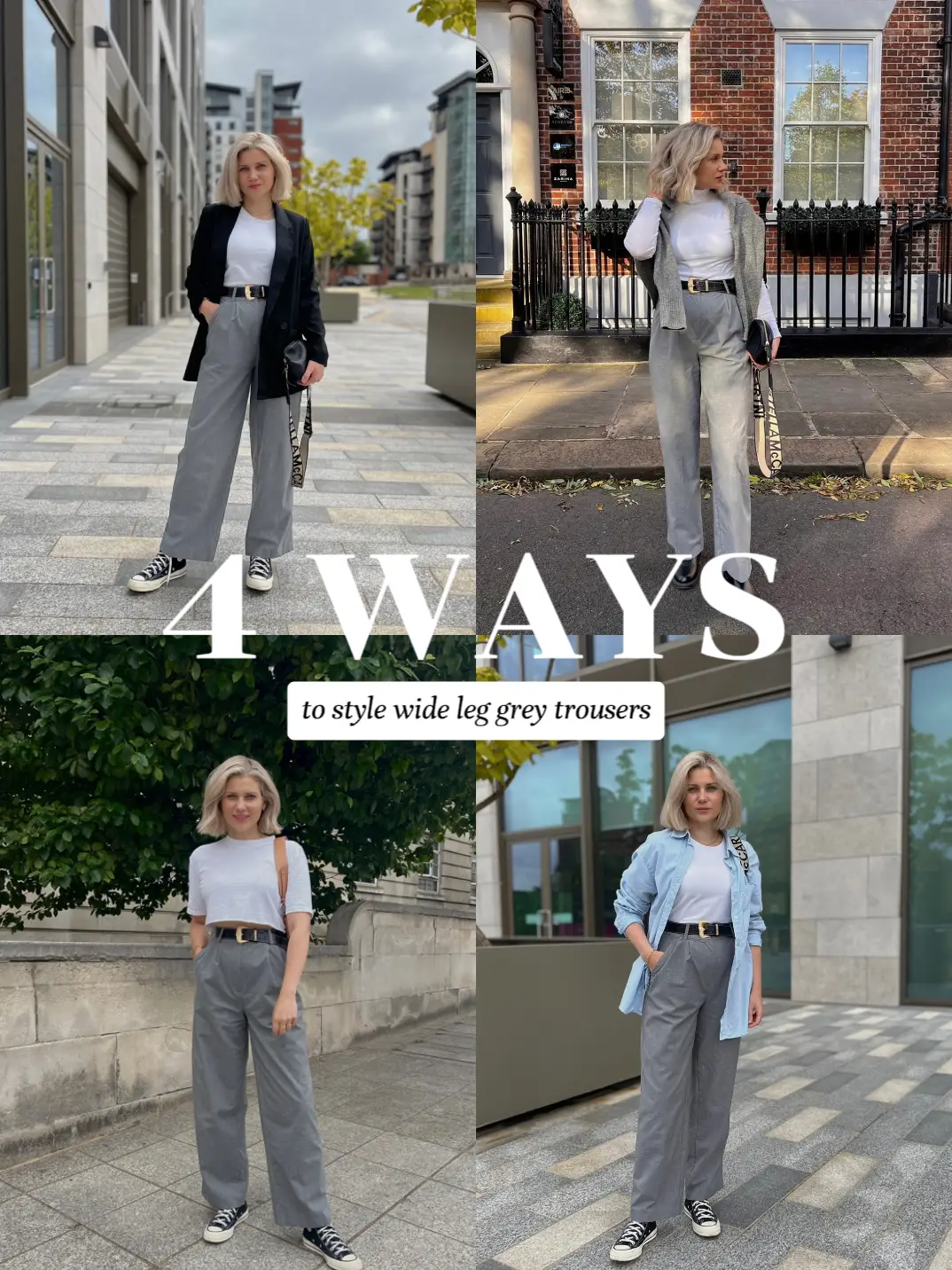 Grey Flare Pants Outfits (6 ideas & outfits)