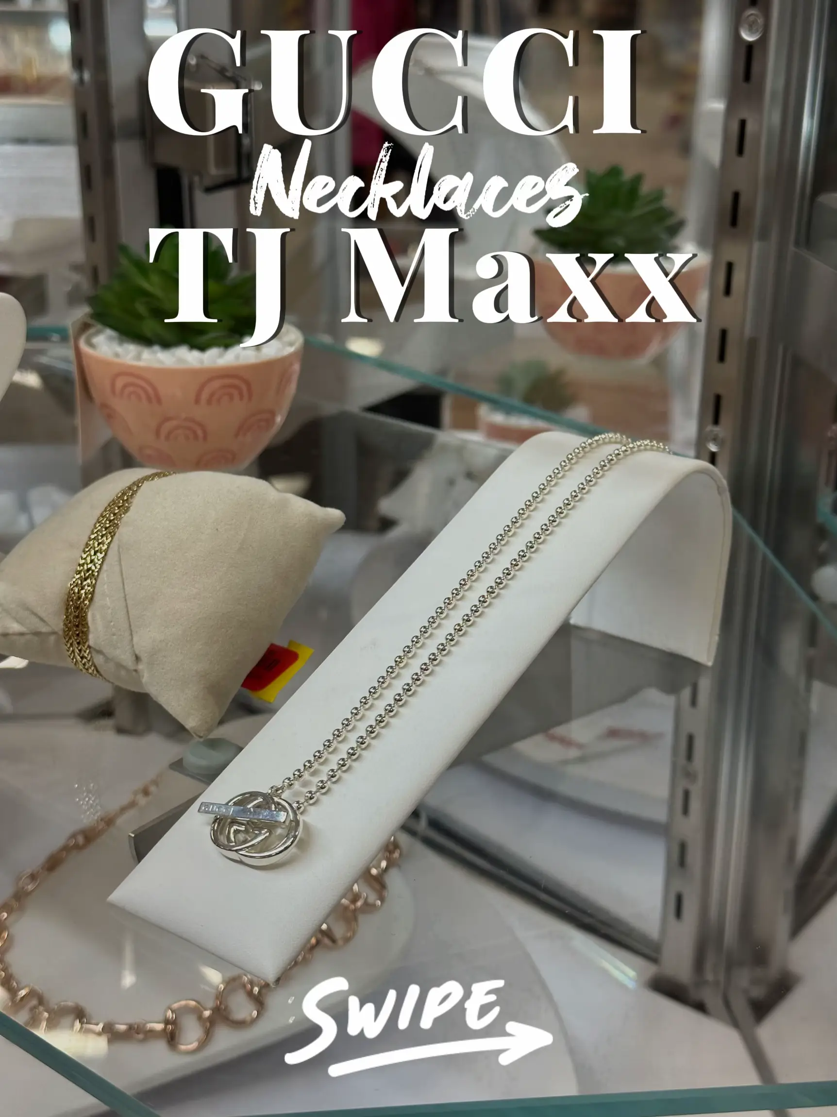 Gucci necklace store tj maxx