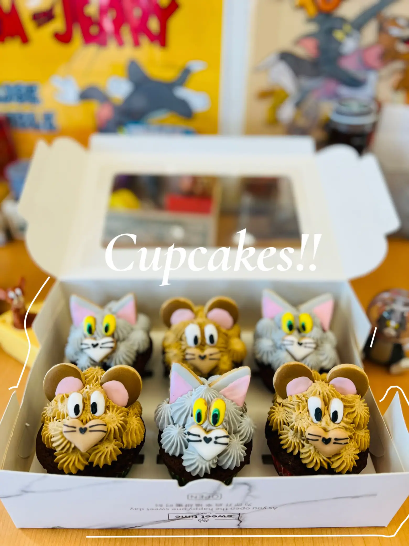 トムジェリカップケーキ😼🐭🧁 | kiyo☺︎🩷🩷🩷が投稿したフォトブック | Lemon8