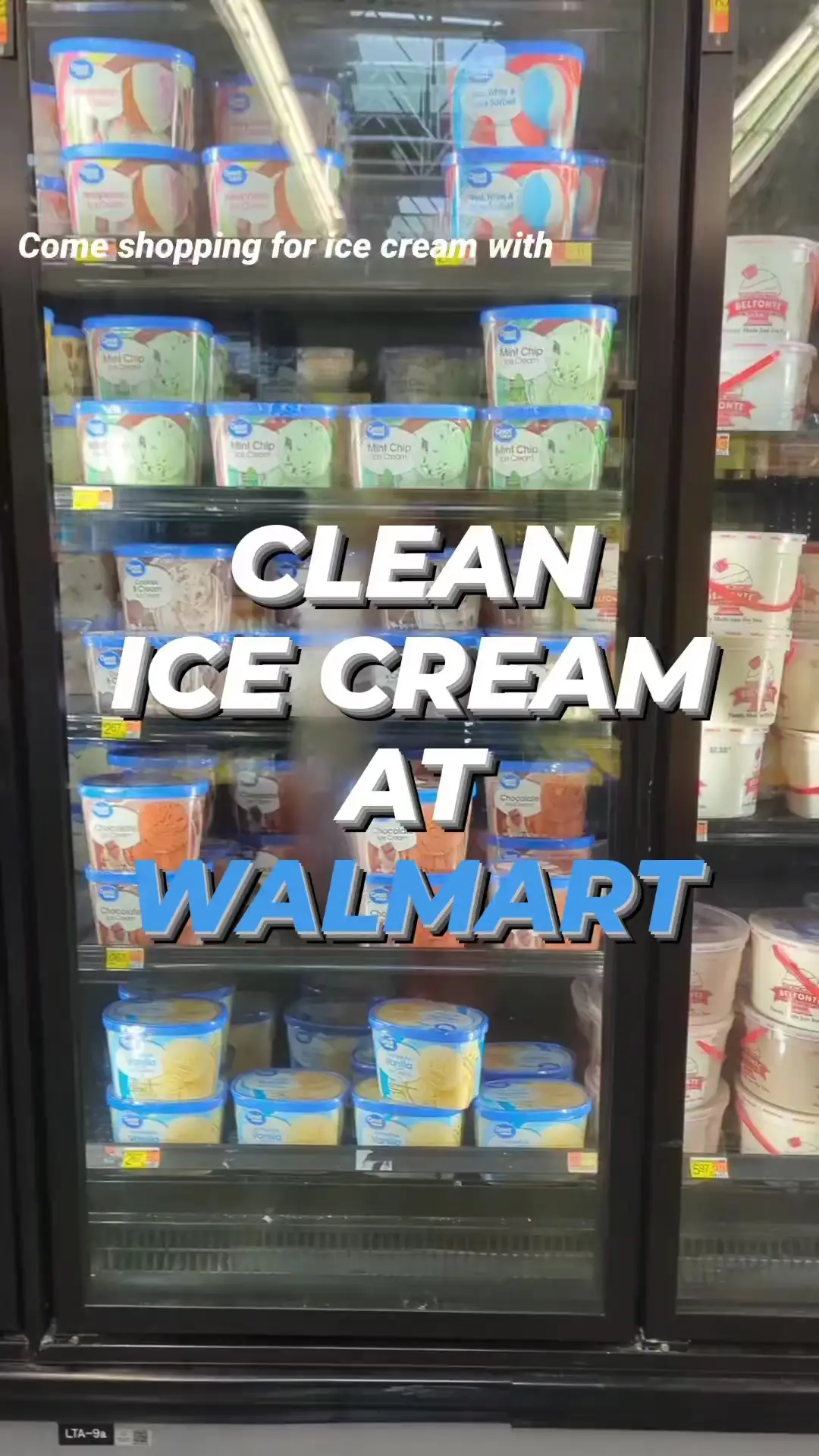 Walmart ice cream 2025 aisle