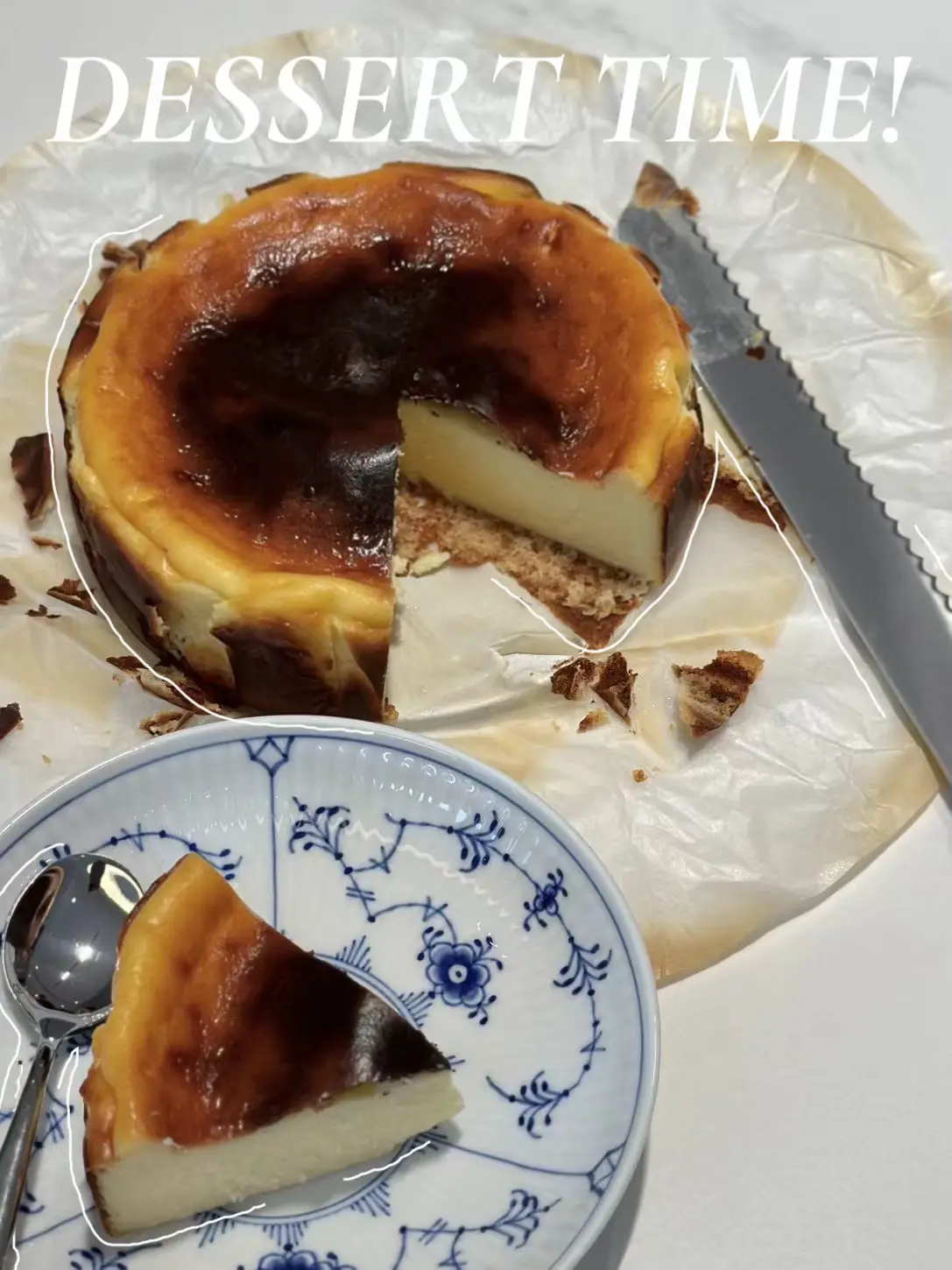 Worth The Calorie Basque Cake But Easy Version | แกลเลอรีที่โพสต์โดย ...