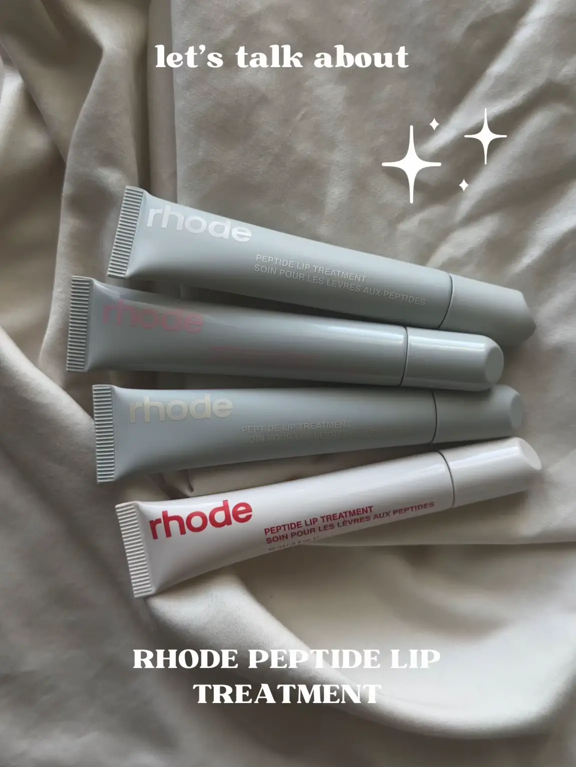 My Rhode Peptide Lip Treatment Collection 🤍