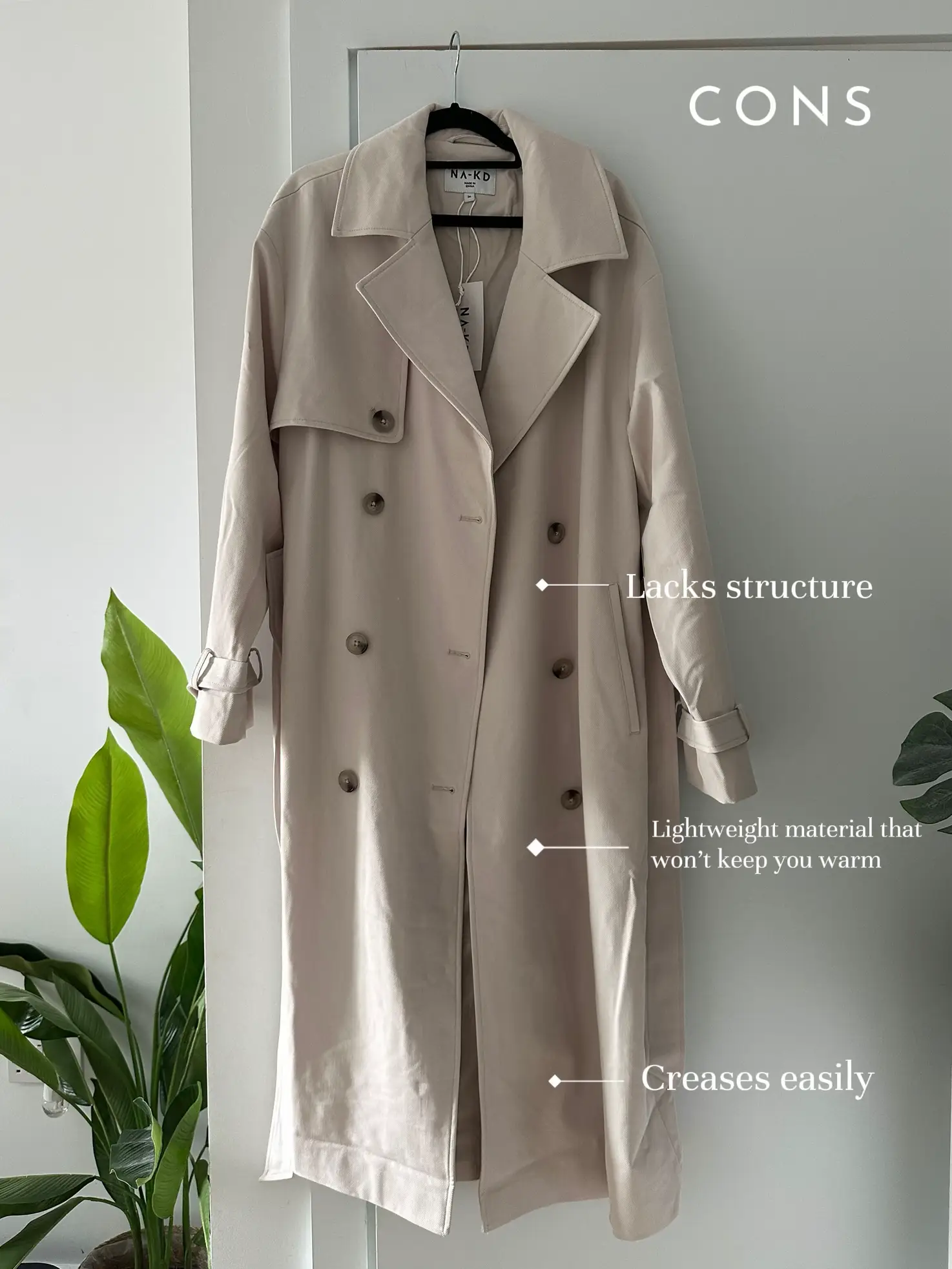 NA-KD Trench Coat - Honest review | Gallery posted by Dominika CH