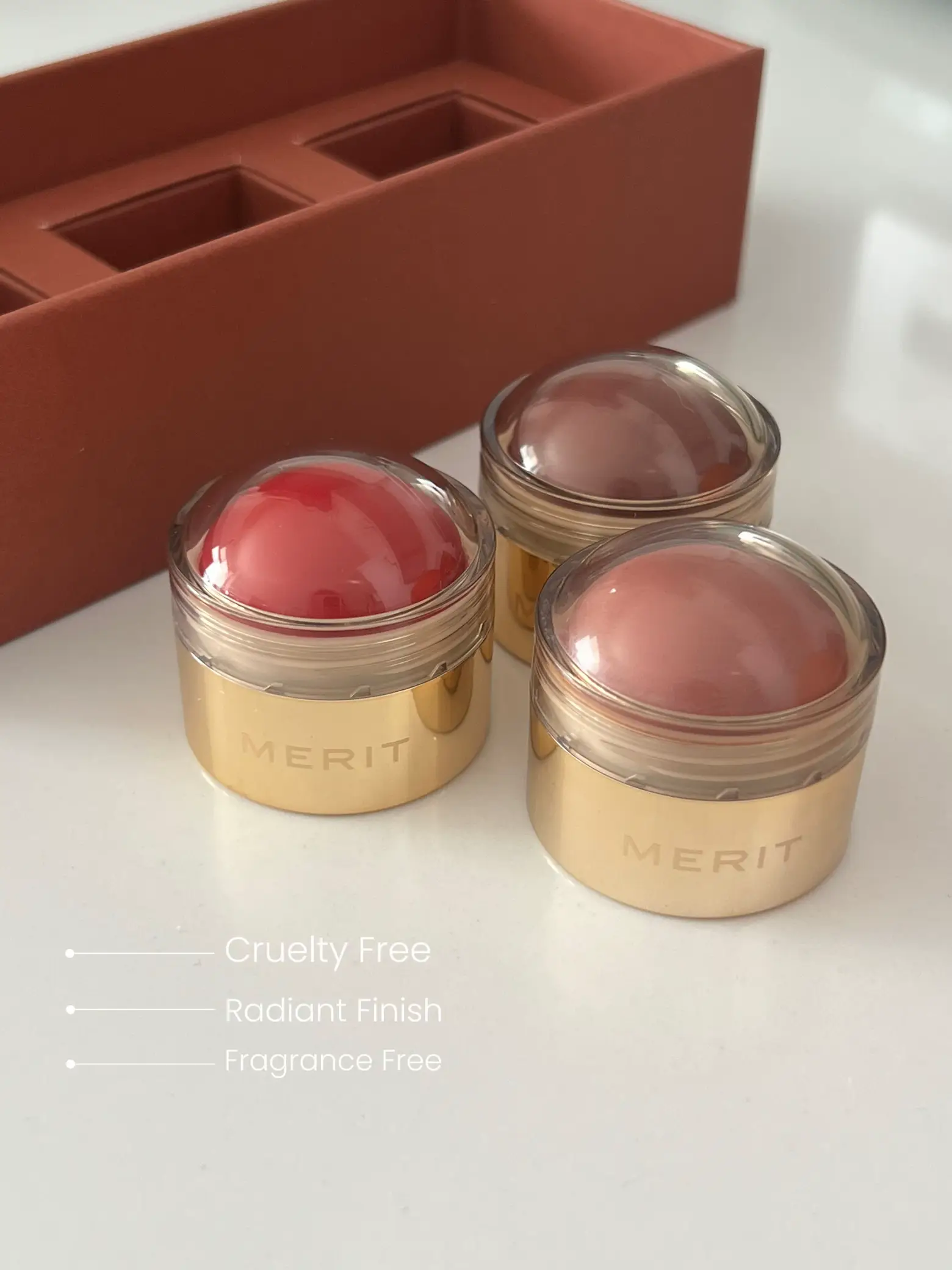 Merit Beauty Flush Balm Trio Gallery posted by Elisa Marie Lemon8