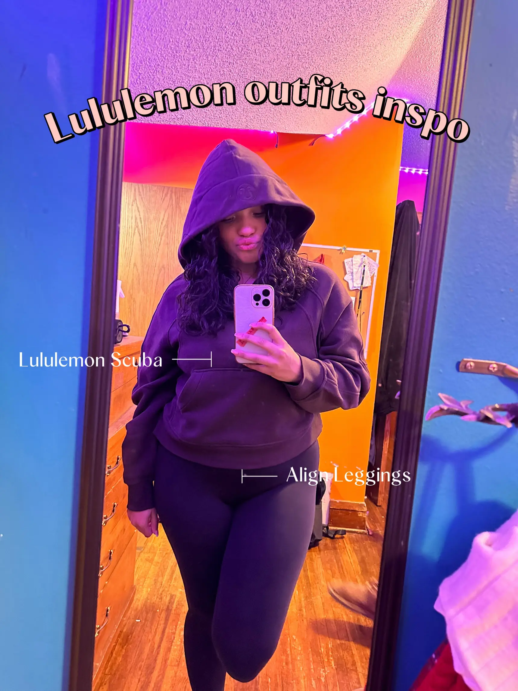 Purple Lululemon Leggings Outfits For Women