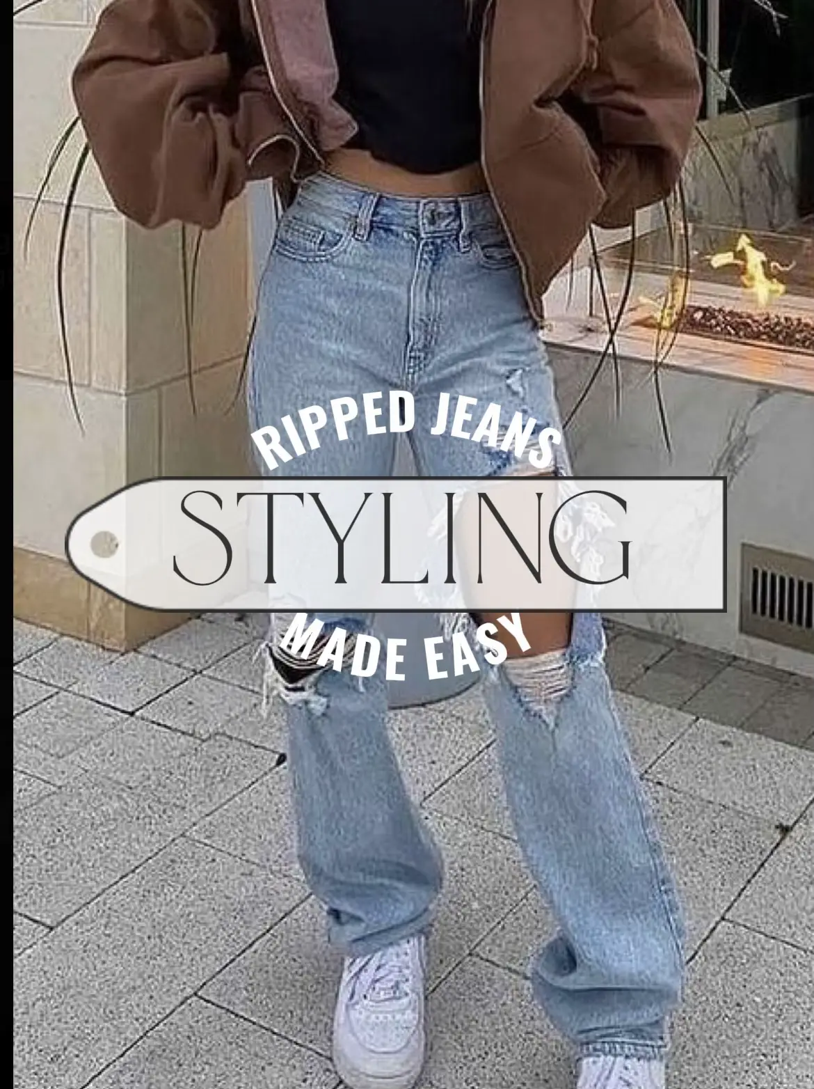 Ripped Jeans Outfit Ideas