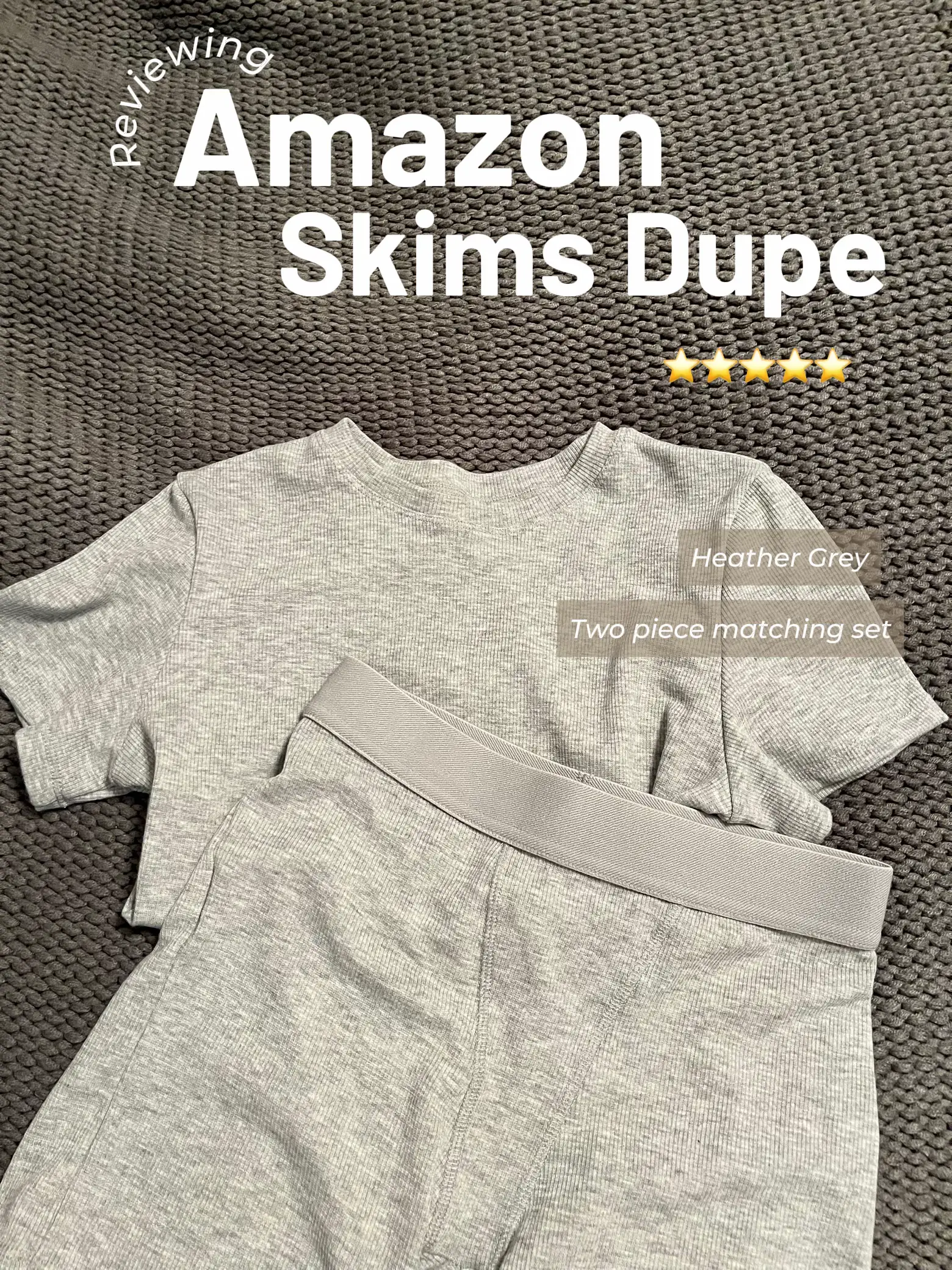 I'm midsize and found the perfect Skims dupe on - the medium