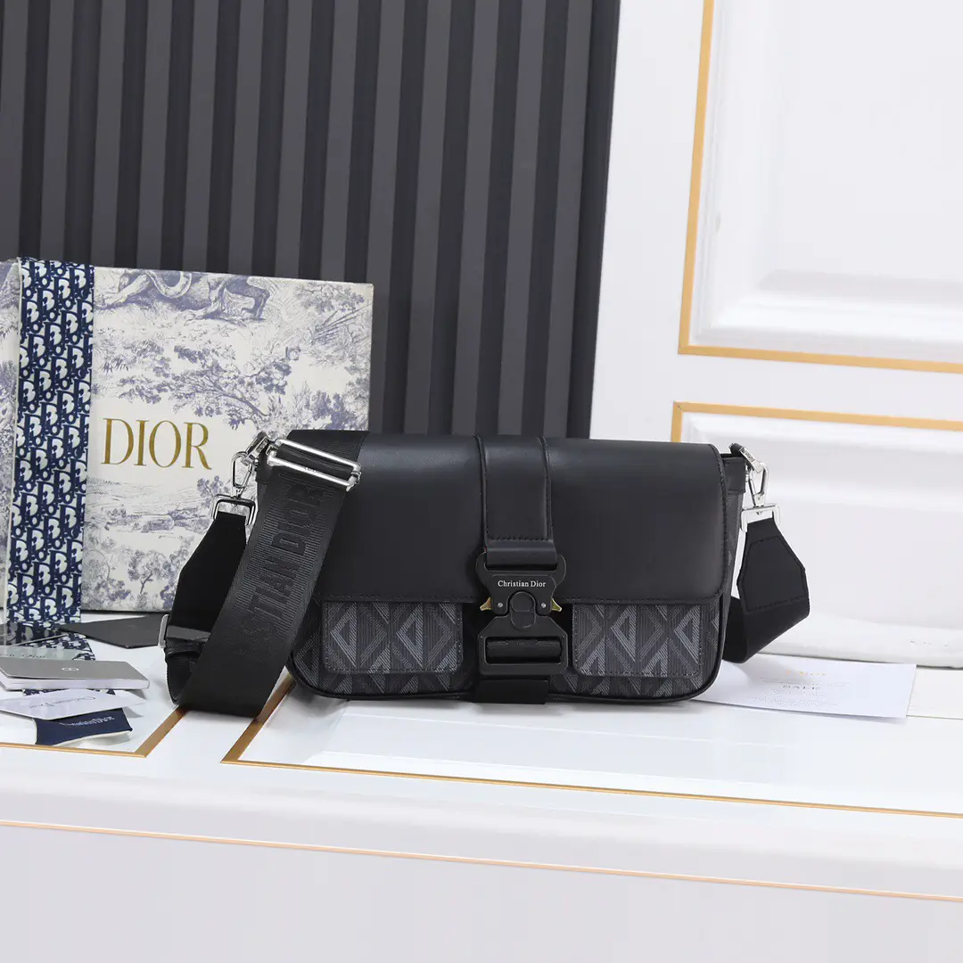 Dior Black Fabric Jacquard Oblique Vintage Small Shoulder Bag Dior | The  Luxury Closet