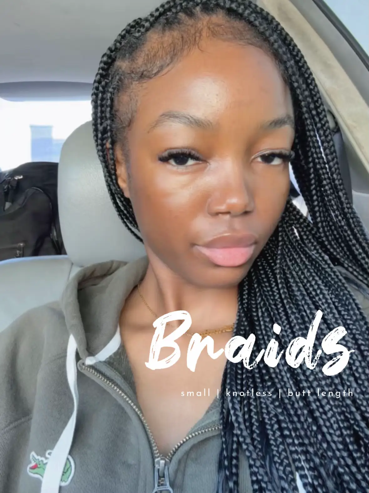 Client cam😍😍😍 Boho knotless Braids!