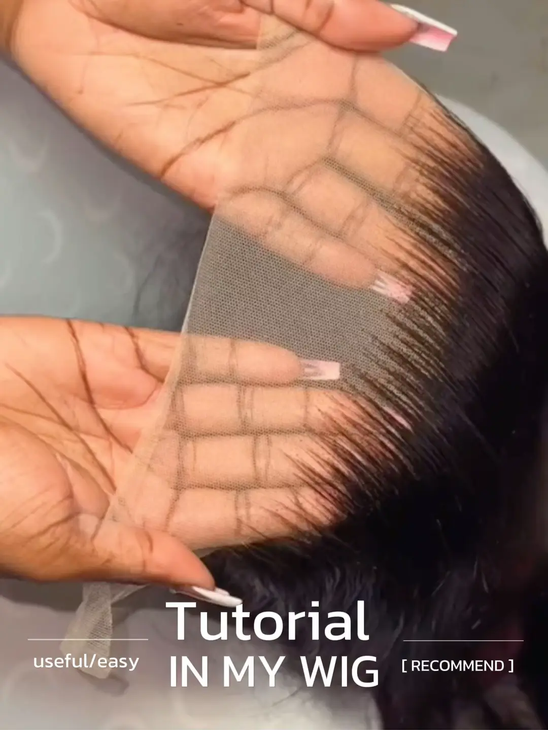 Wig install tutorial, Video published by Raenisha