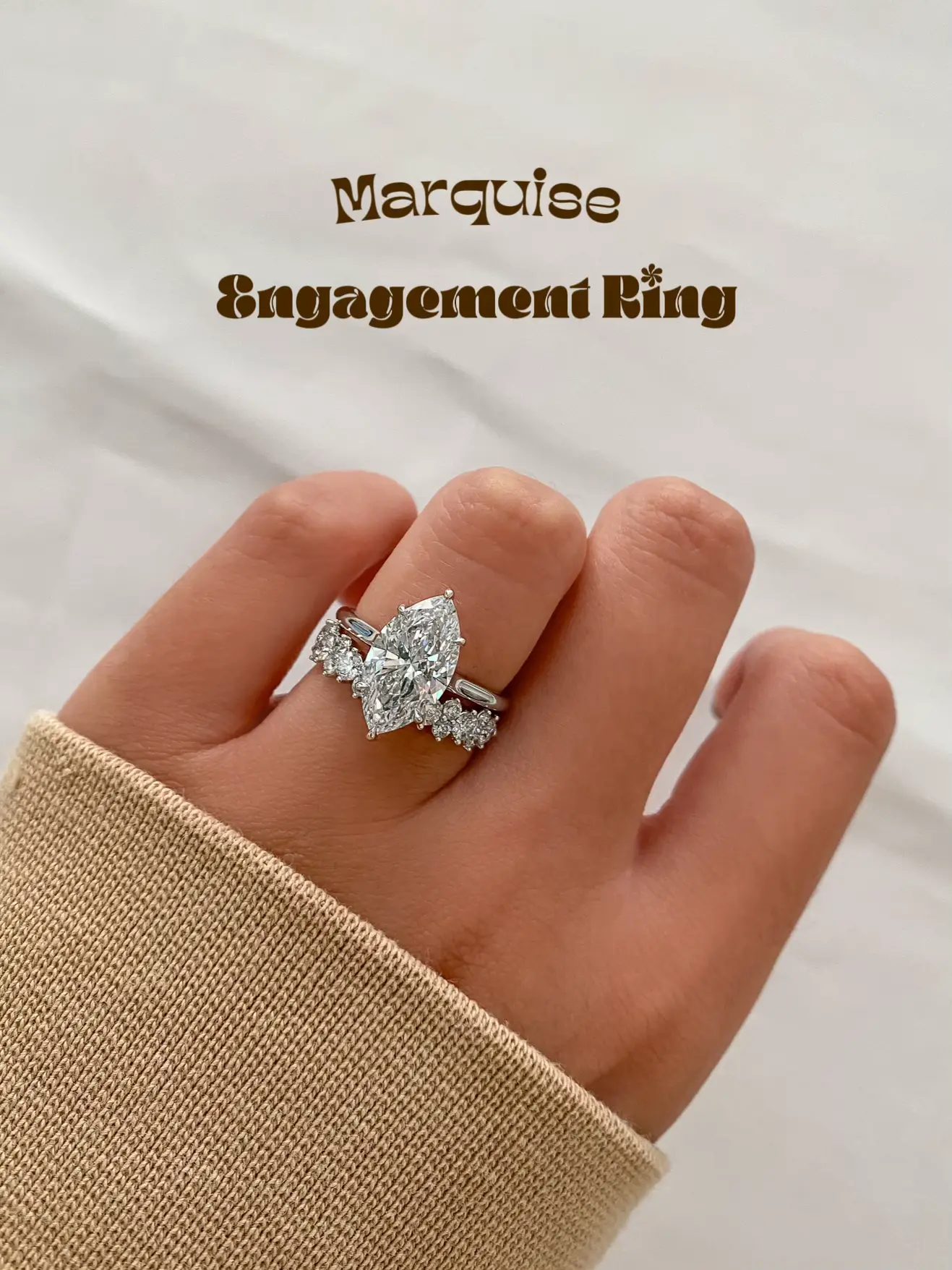 Marquise Engagement Ring - Lemon8 Search