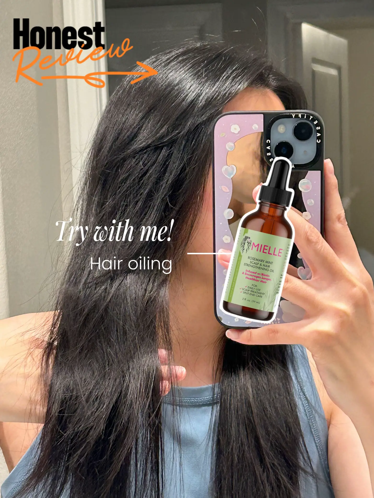Review: I Tried Mielle's Rosemary Mint Hair Growth Oil
