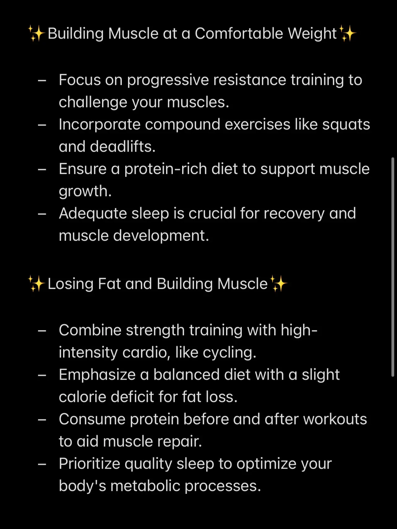 Maximize your muscle recovery! 💪 Remember to listen to your body and  adjust your training intensity as needed. These practices can