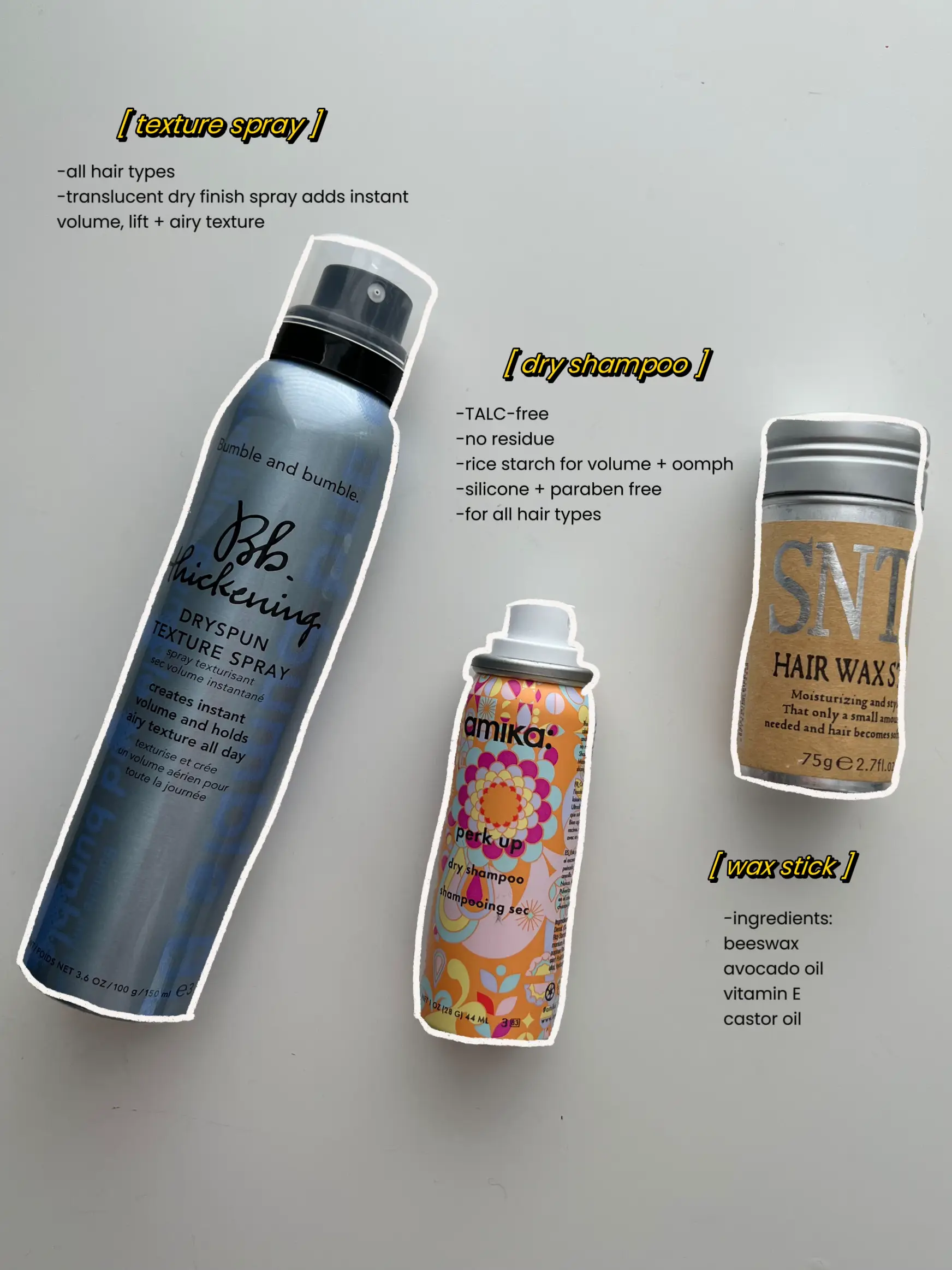 Bumble and Bumble Thickening Dryspun Texture Spray 3.6oz/150ml Brand New