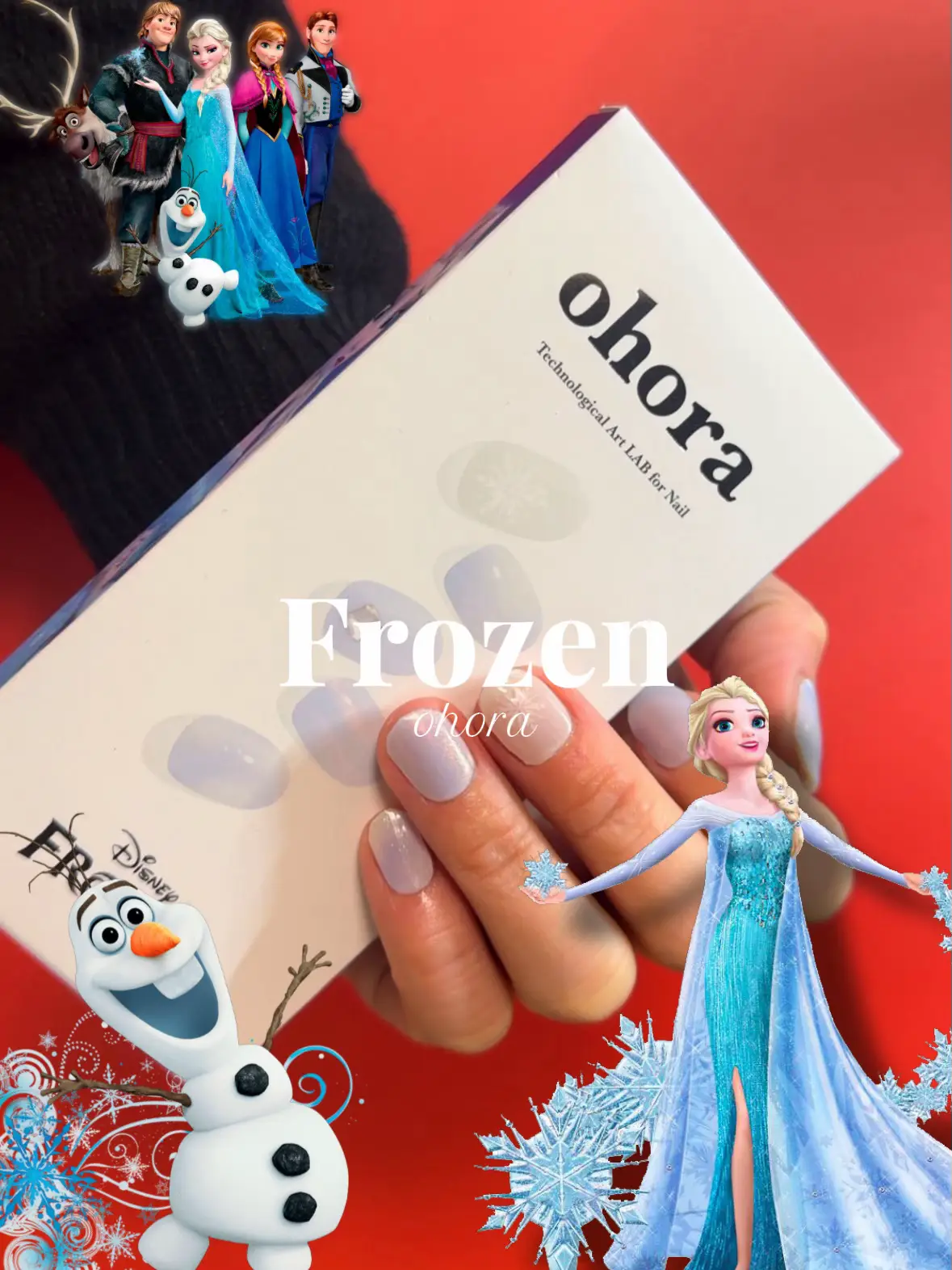 【アナと雪の女王⚜️❄️×ohoraネイル💅  】