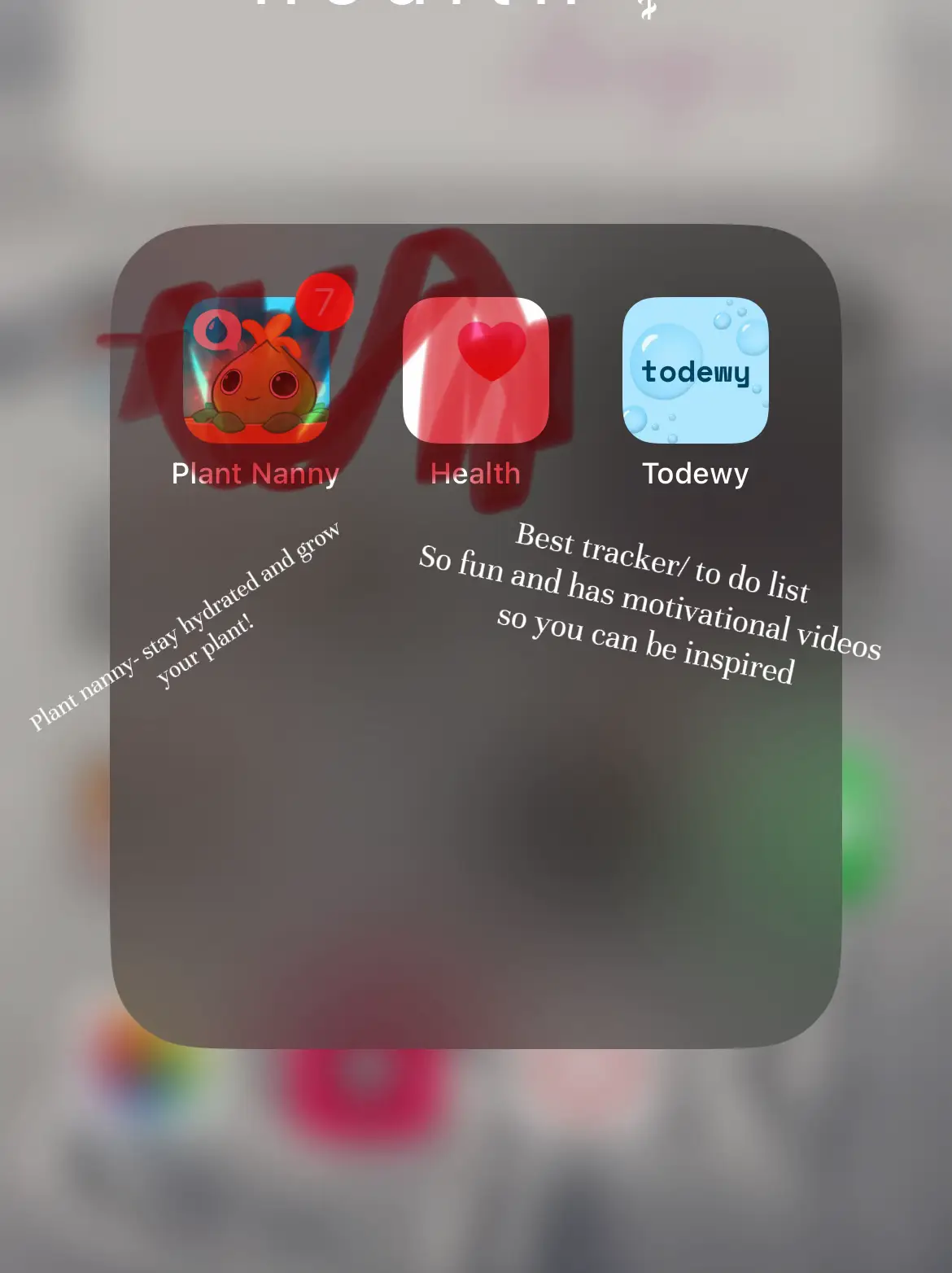  A screen showing a list of apps with a