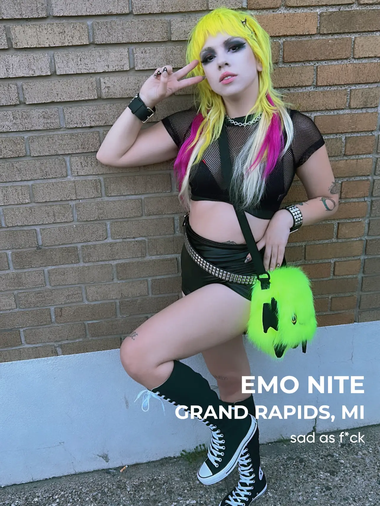 World's most emo girl transforms herself with massive elf ears, face  piercings and tattoos – The US Sun
