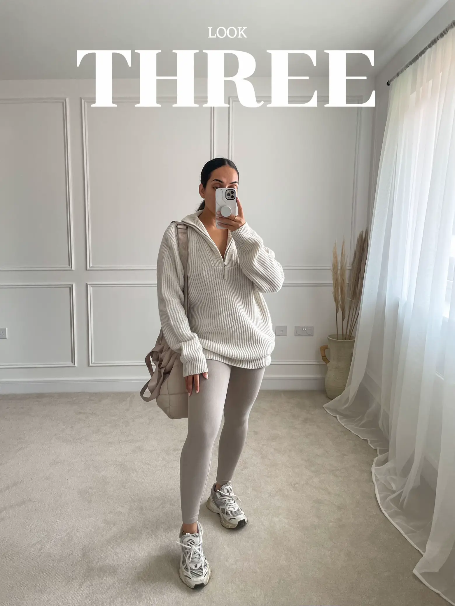 3 ways to style beige leggings  Gallery posted by zarabentleyy
