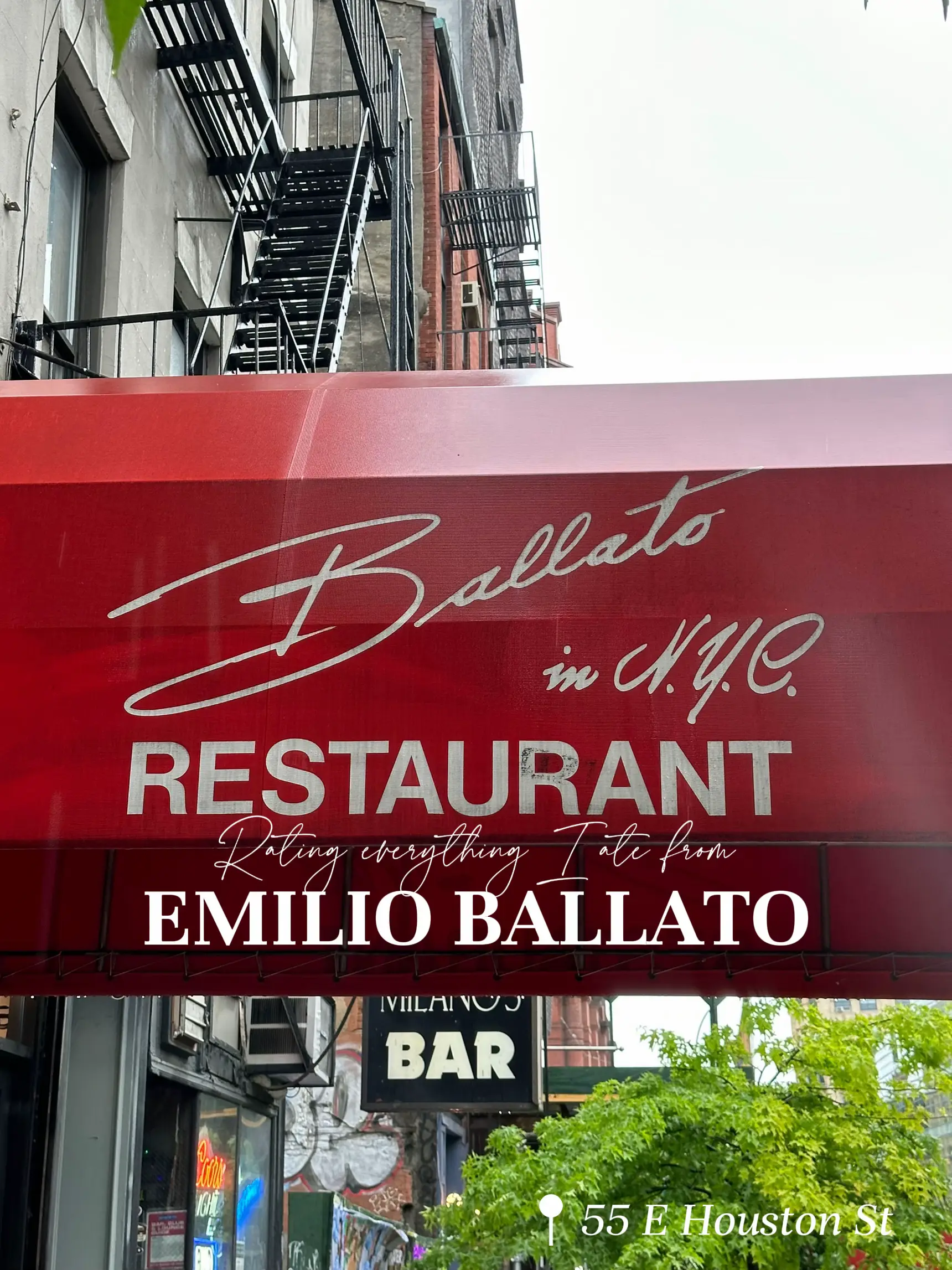 Rating everything I ate at Emilio Ballatos 's images