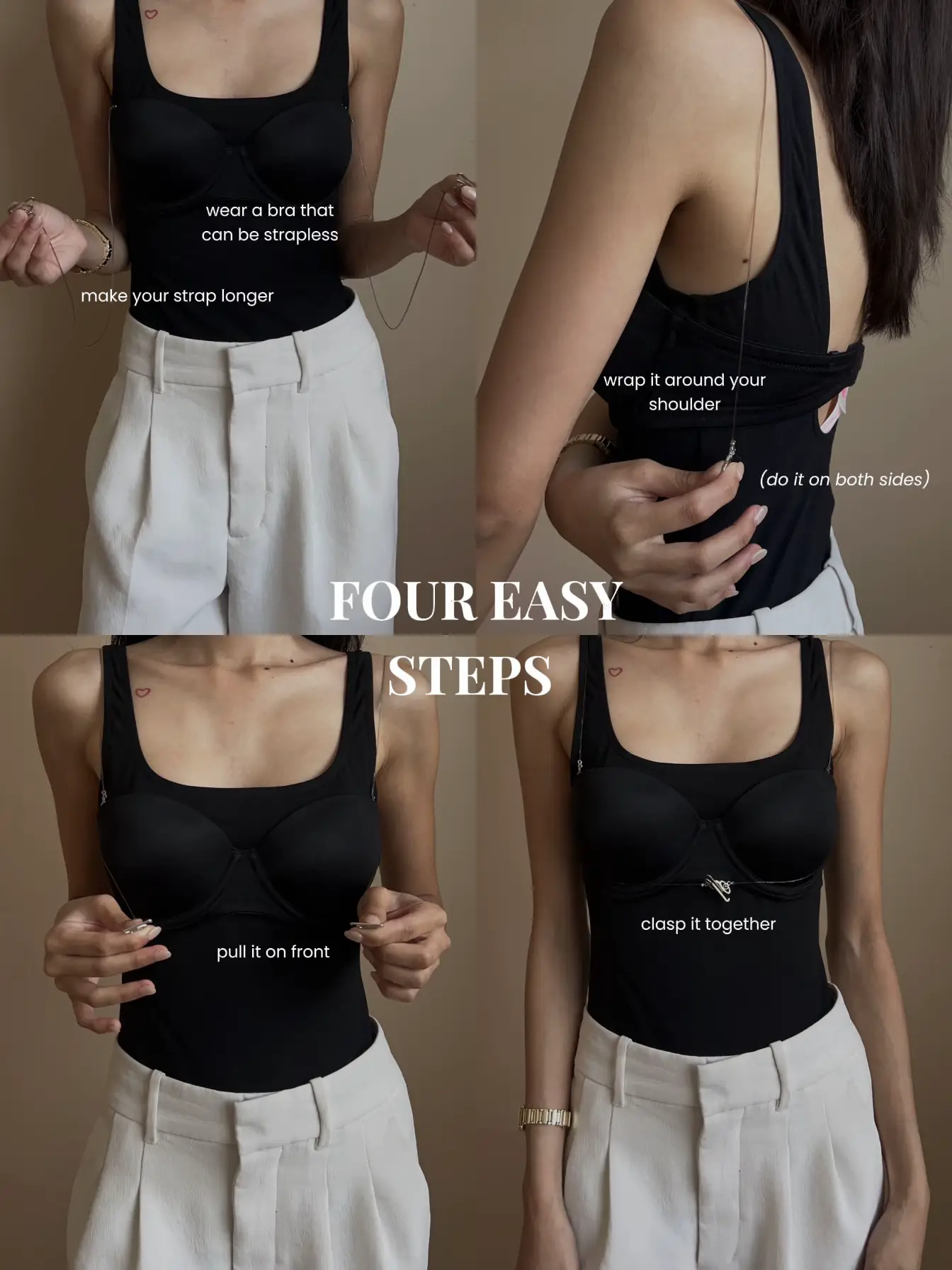 How to Avoid Showing Your Bra When Wearing a Shirt
