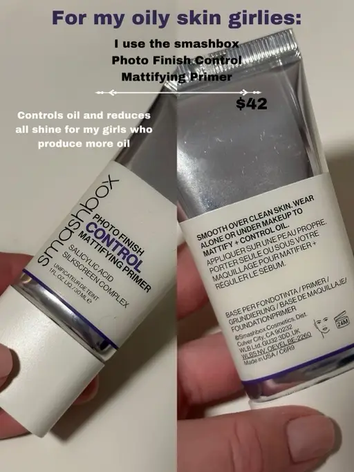 NYX Photo Loving Primer VS Smashbox Photo Finish Primer. Drugstore & High  End Dupe Comparison, 