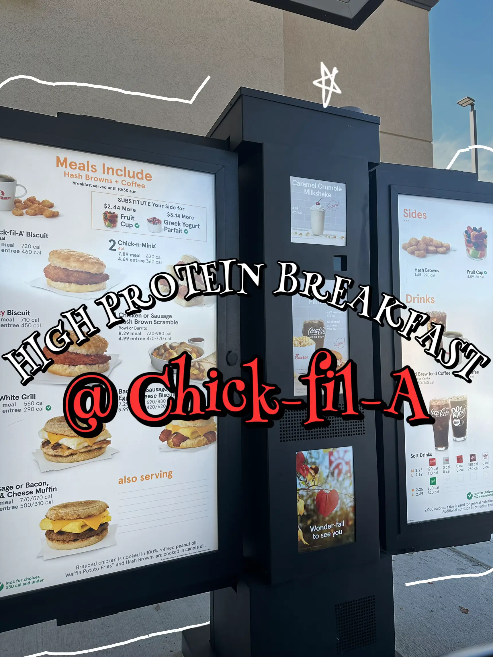 Chick-fil-A high protein breakfast | Gallery posted by Emilie Monti | Lemon8