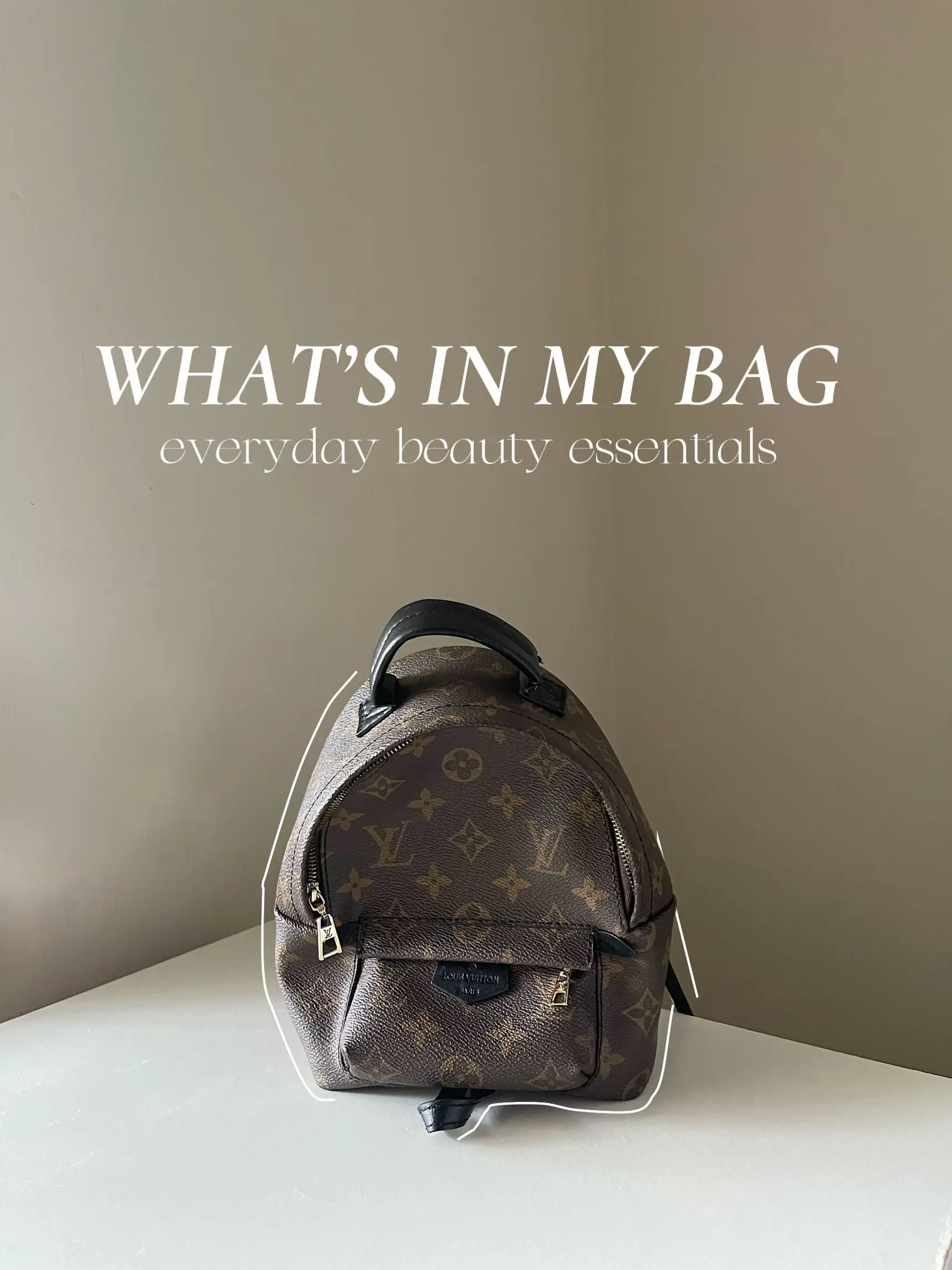 What's In My Louis Vuitton Backpack [Special Beauty Edition