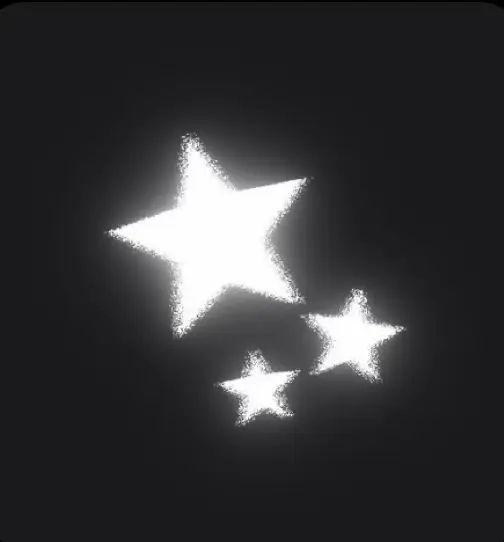 In the night black lighting white stars Y2K bright แกลเลอรีที่โพสต์