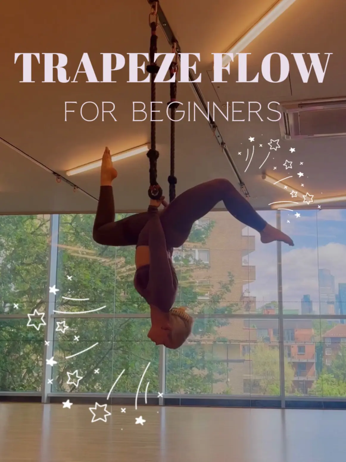 Easy Trapeze Flow for Beginners! 🎪✨