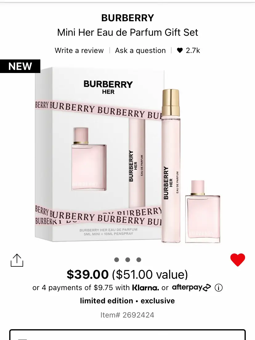 Afterpay burberry hotsell