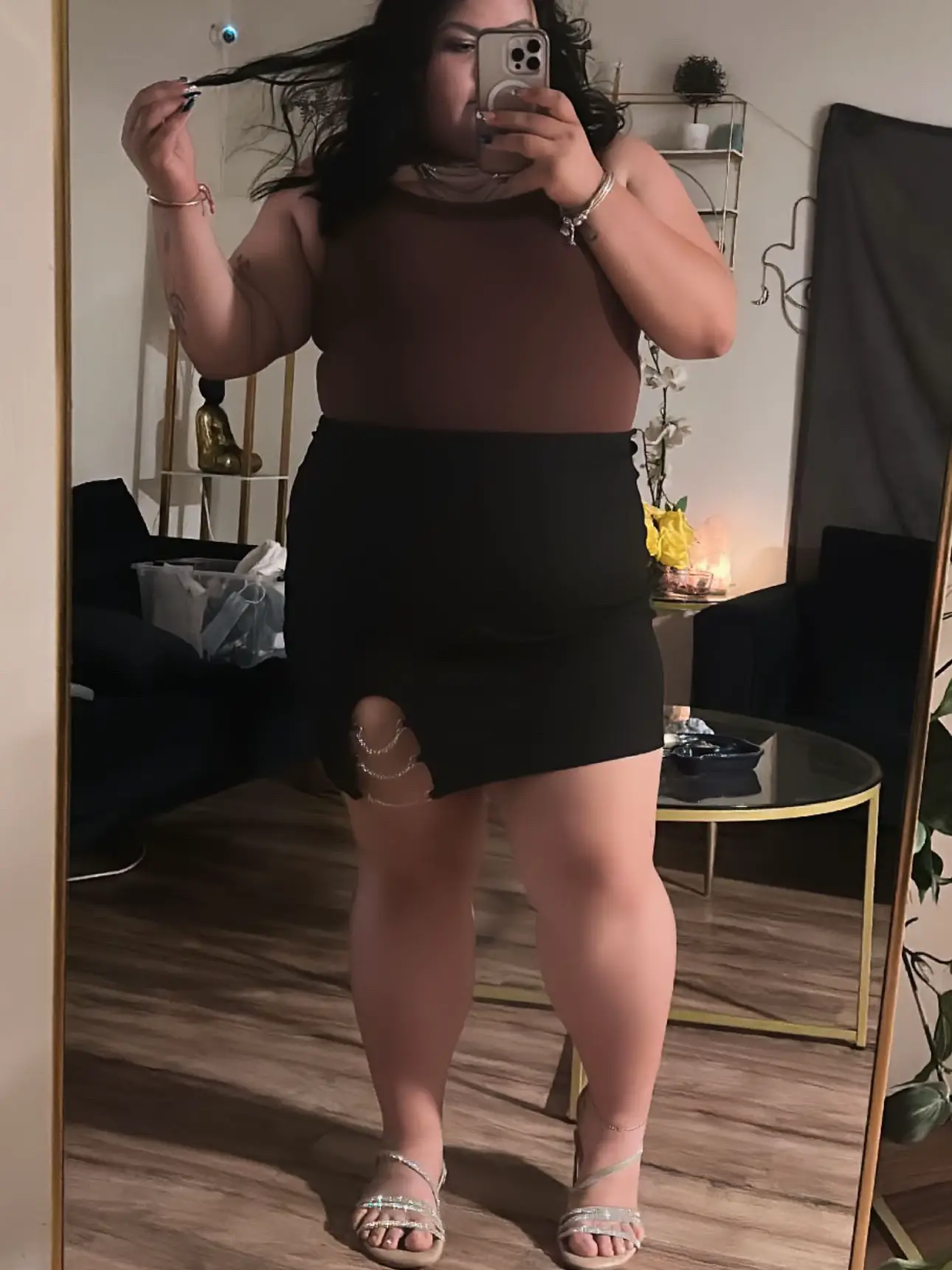 Selfie Sunday~~ A Cute Dark Coquette Outfit from  user  RosesbyWashington : r/PlusSize