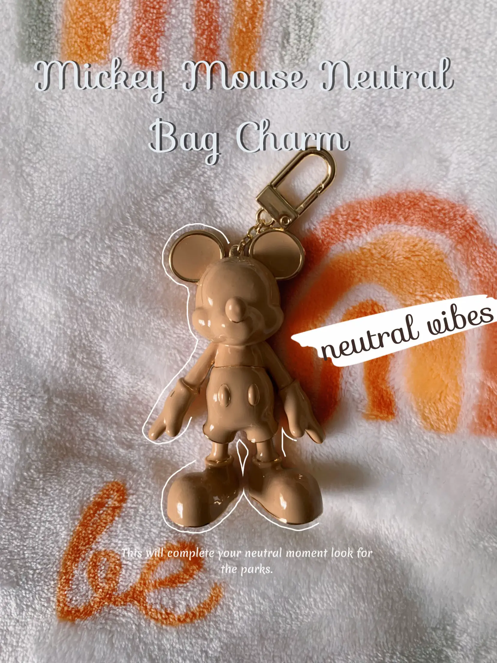BAUBLEBAR Disney Mickey Mouse Neutral Bag Charm