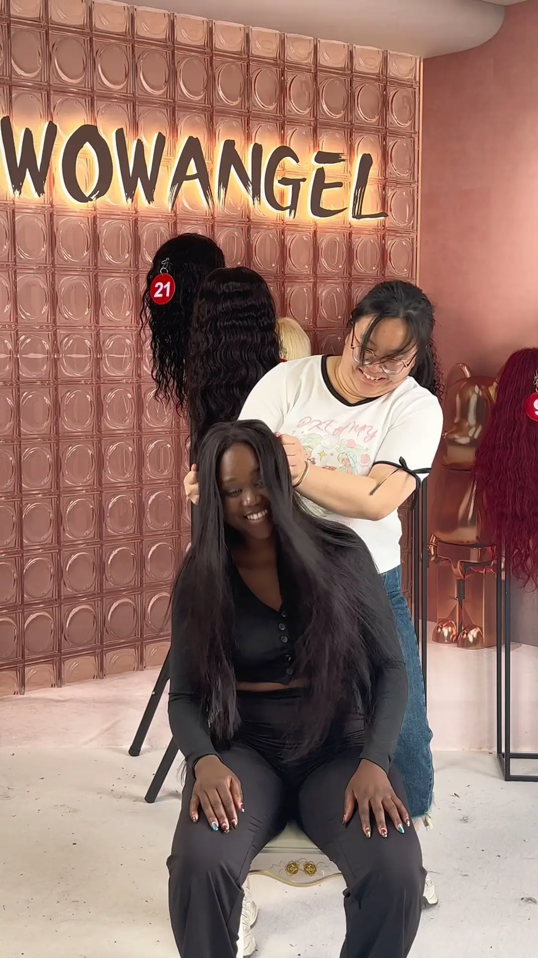 Beginner Friendly Wig Install, Video published by Lafemme_Cecile