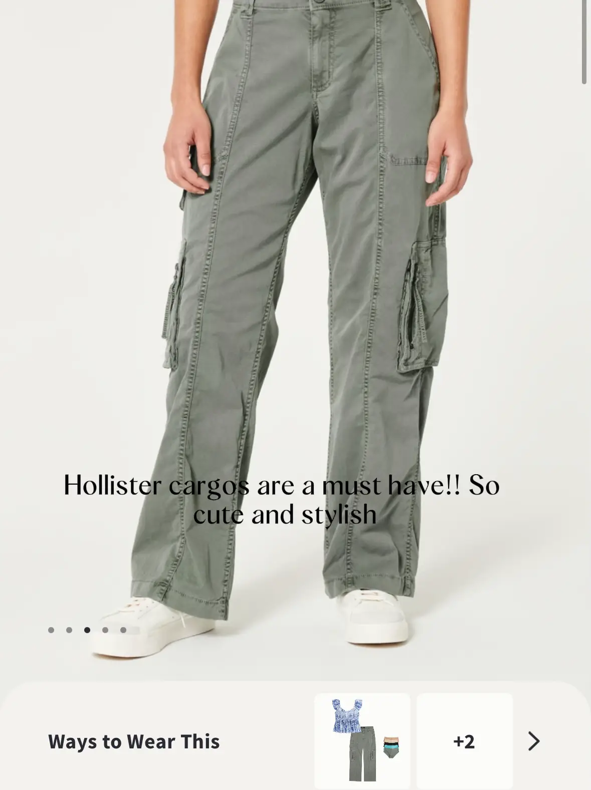 Hollister Cargo Pants Green Size XL - $27 (50% Off Retail) - From Emma