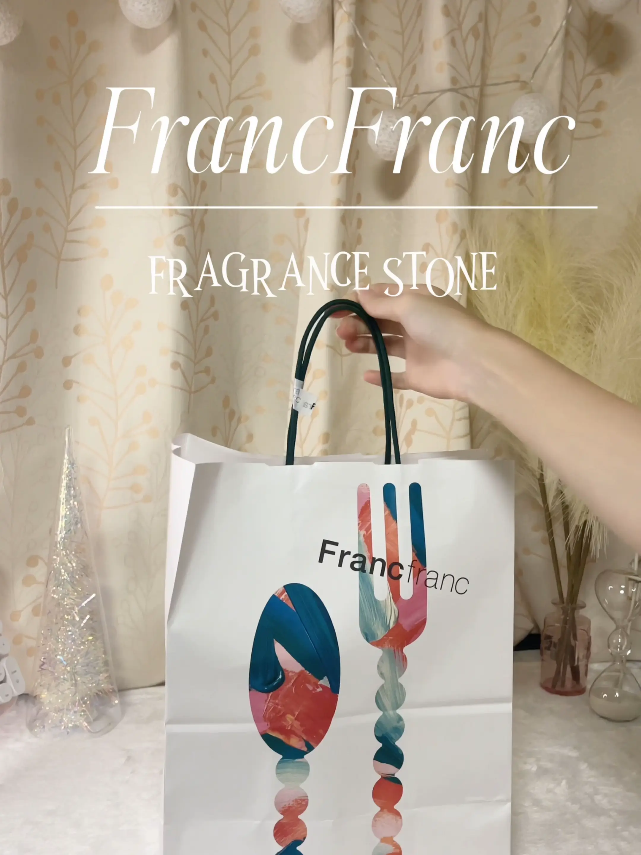 かよりん♡様　Francfranc ティー フレグランスストーン リュール ストーンフレグランス ゴールド（ムスクグリッター