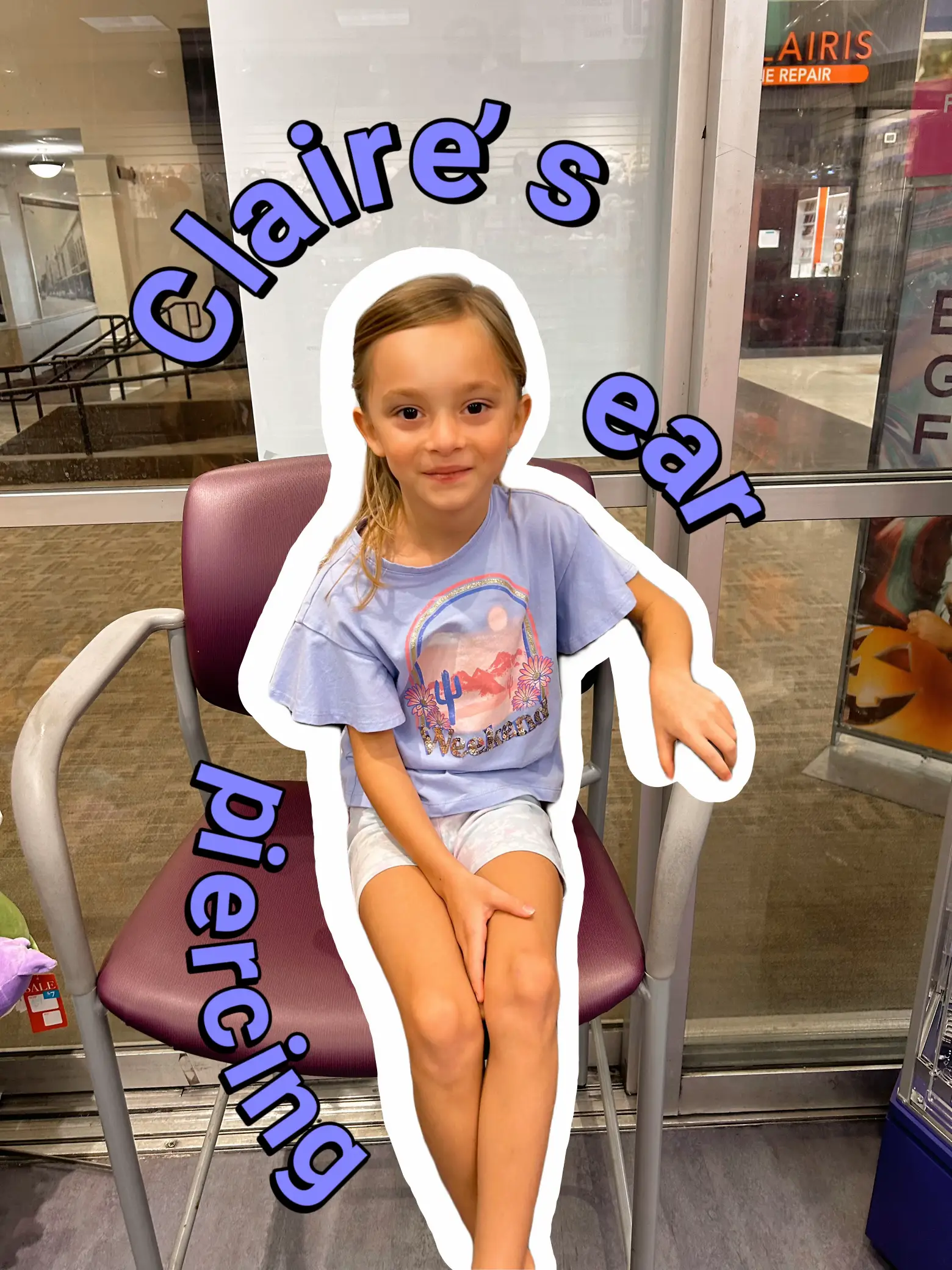 Classy Girls Wear Pearls  Our Daughter's Ear Piercing Experience at  Claire's - Just Brennon Blog