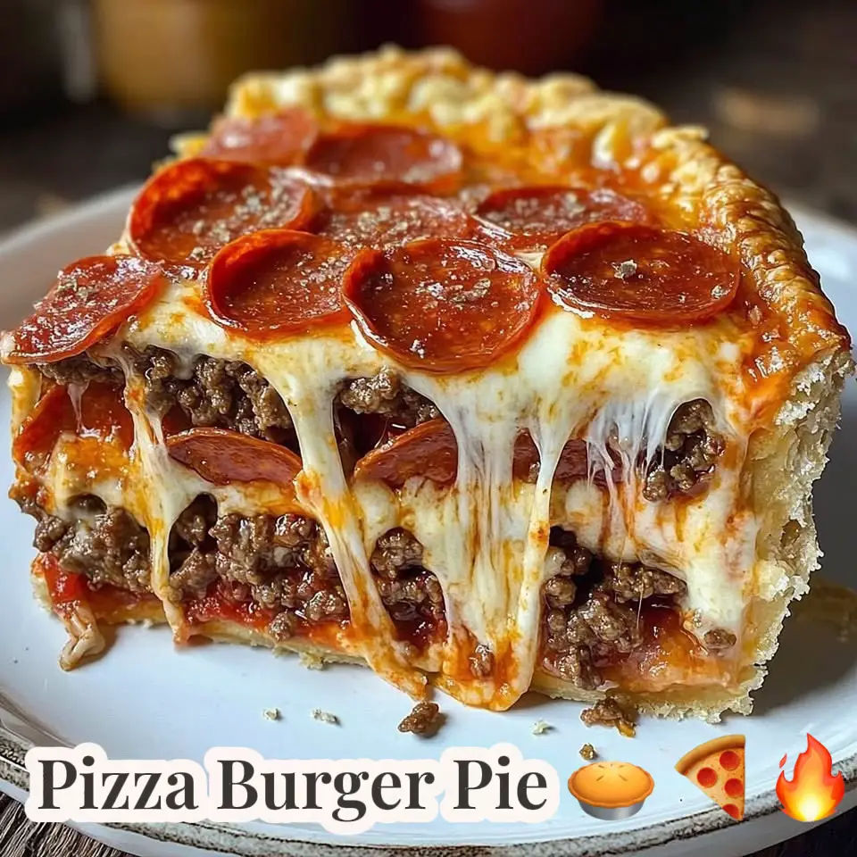 Pizza Burger Pie Recipe 🥧 🍕🚨 | Gallery posted by Jakari Lashika | Lemon8