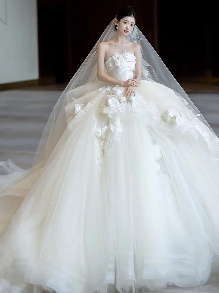 ウエディングドレス フェザー ドレス 結婚式 花嫁 ブライダル二次会前撮り同窓会 ウエディングドレス フェザー ドレス 結婚式 花嫁 ブライダル