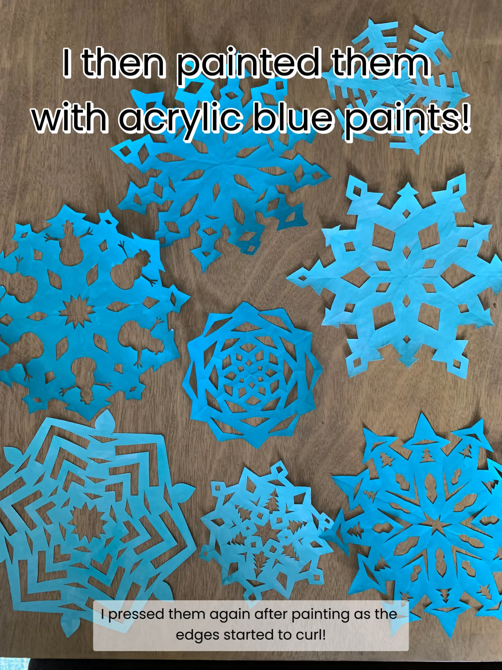 Snow Crystals Paper Snowflake Cutouts - The Crafty Smiths