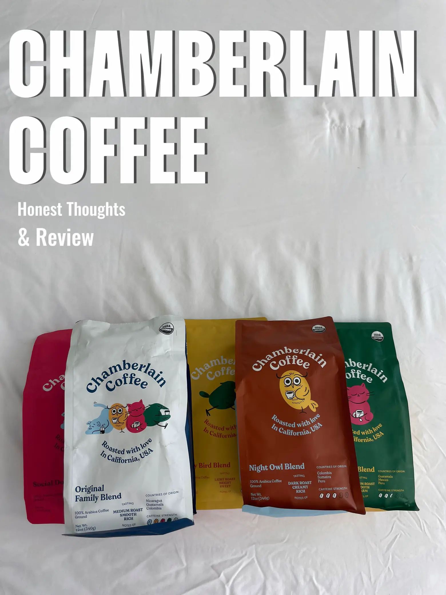 Family Blend Coffee Pods Chamberlain Coffee