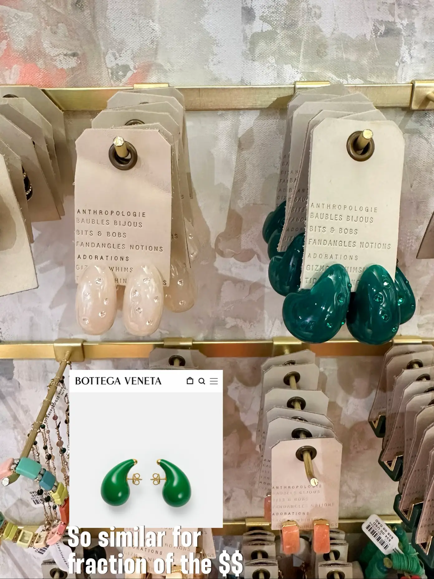 Anthropologie hot sale jewelry display