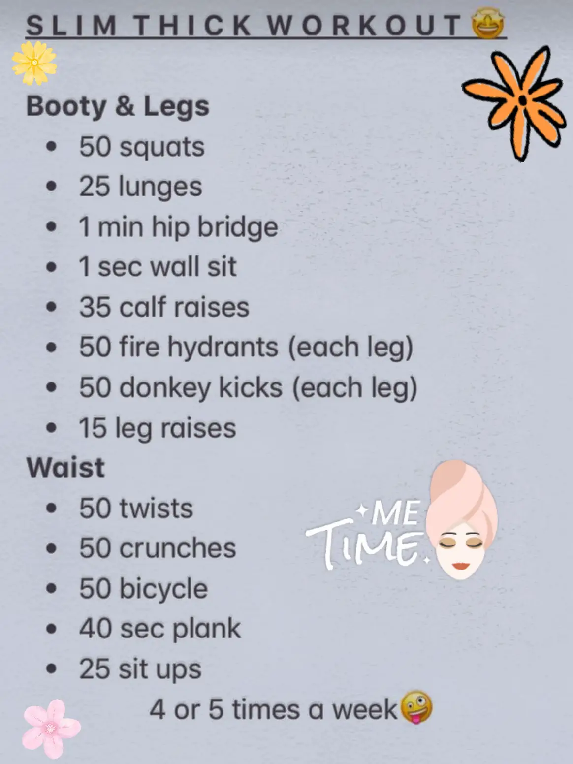 Slim thicc workout🤪  Slim thick workout, Thick body workout, All