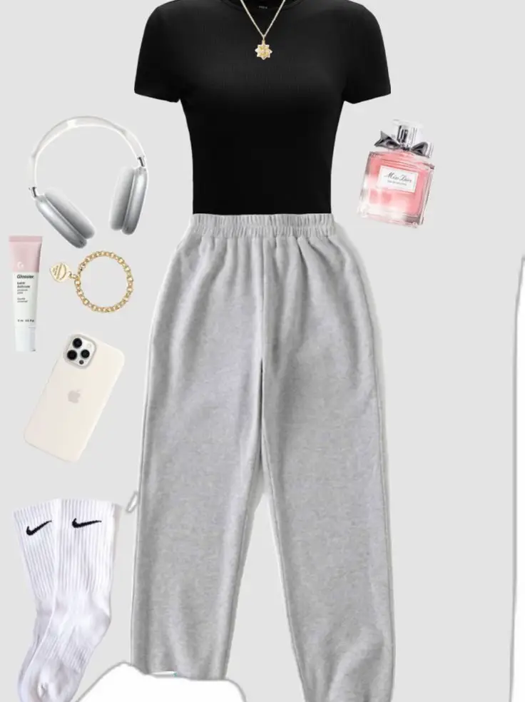 6 cute sweatpants outfit ideas Outfit
