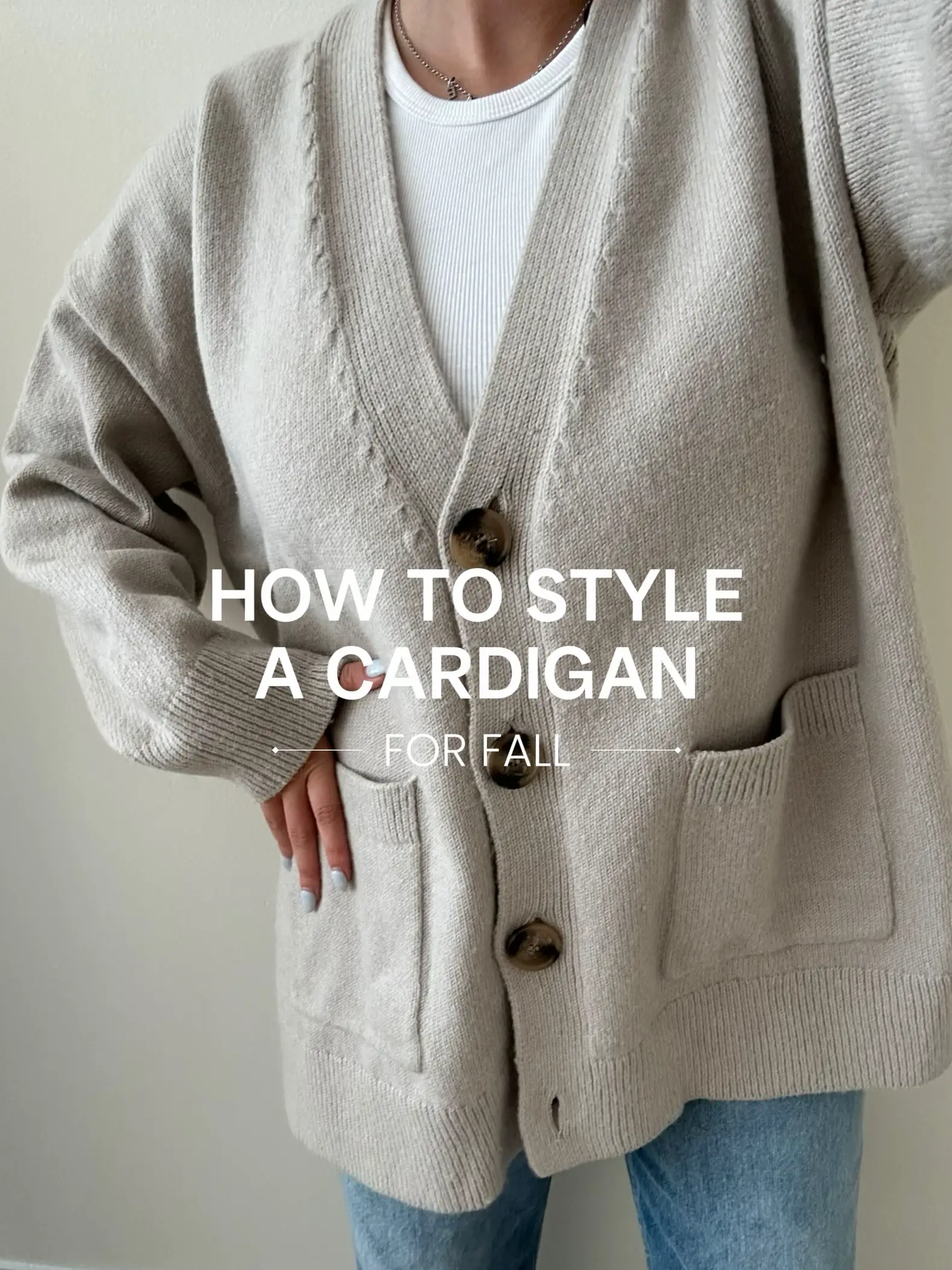 🍂 Fall Cardigan  Knitting cardigans for the first time ever (+ tutorial  for beginners) 