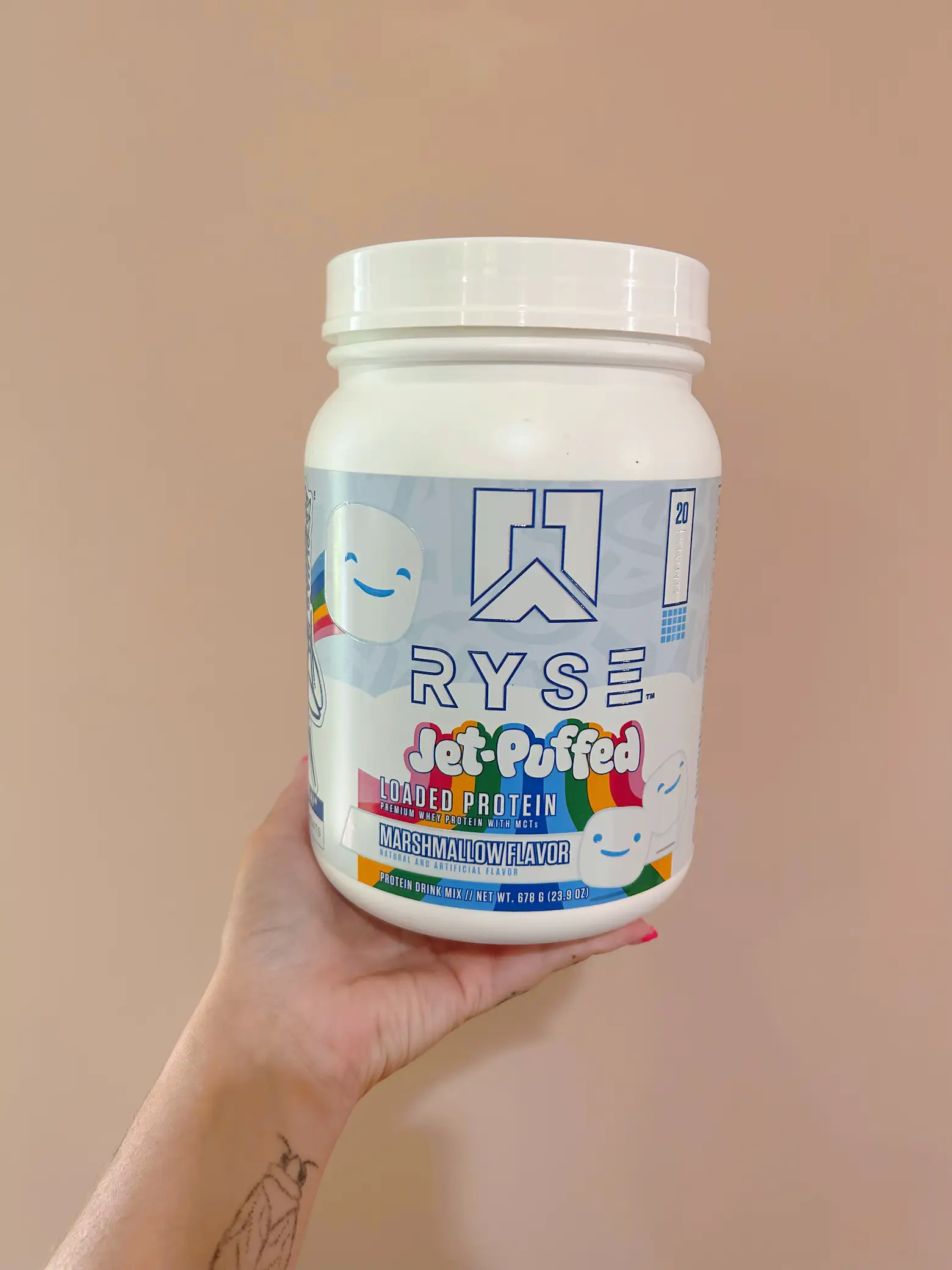 RYSE, Jet-Puffed, Loaded Protein, Marshmallow