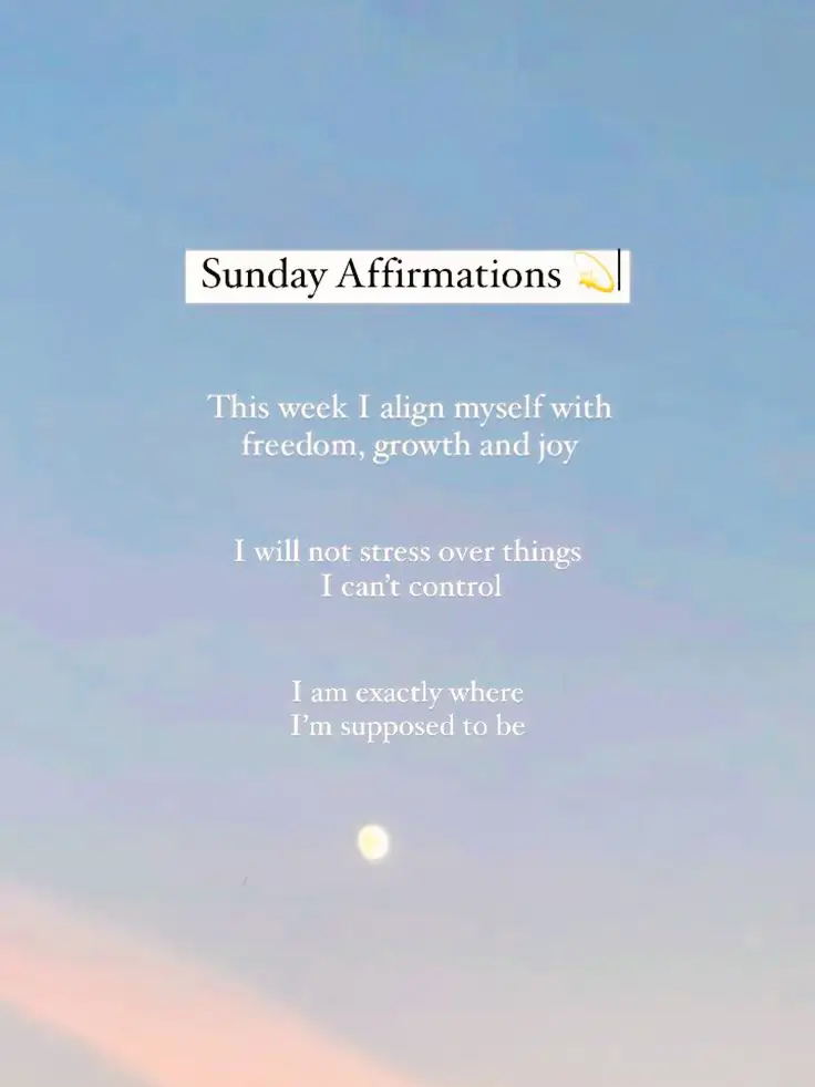 Sunday Afimation | Sunday Affirmation | | Gallery posted by Brittney | Lemon8