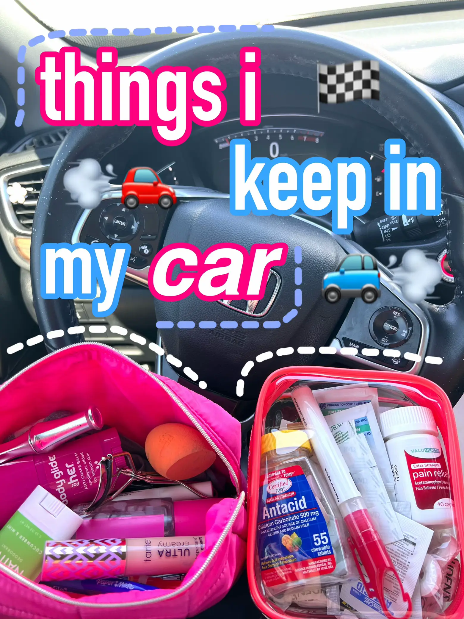 Car Bag Essentials - Lemon8 Search